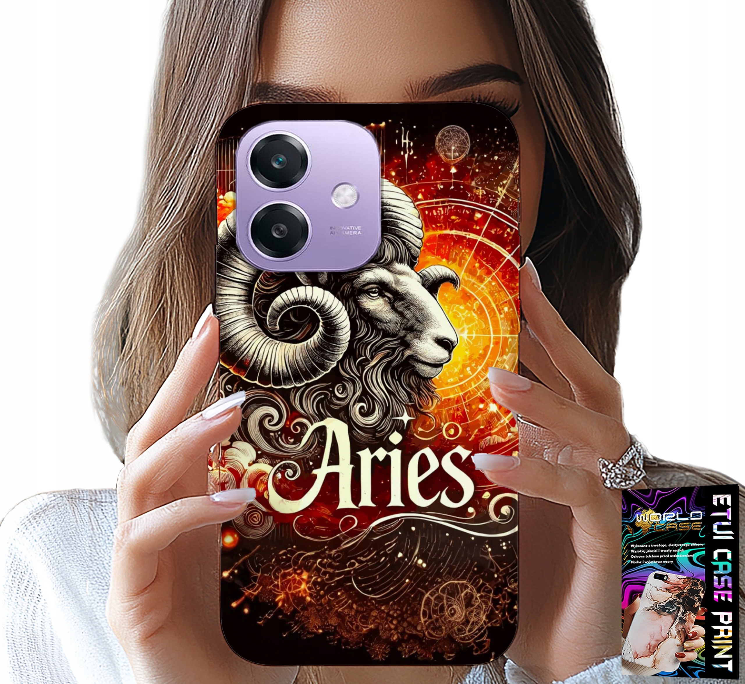 ETUI DO OPPO A40 / A40M - ZNAK ZODIAKU, KOZIOROŻEC, ASTRONOMIA