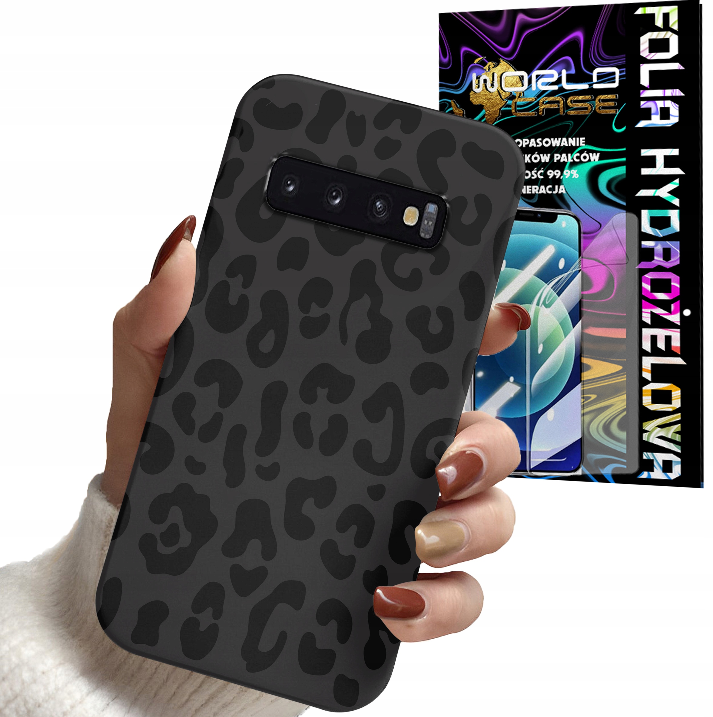 ETUI CASE DO SAMSUNG S10 - PANTERKA WZORKI MODNE WZORY OBUDOWA + FOLIA