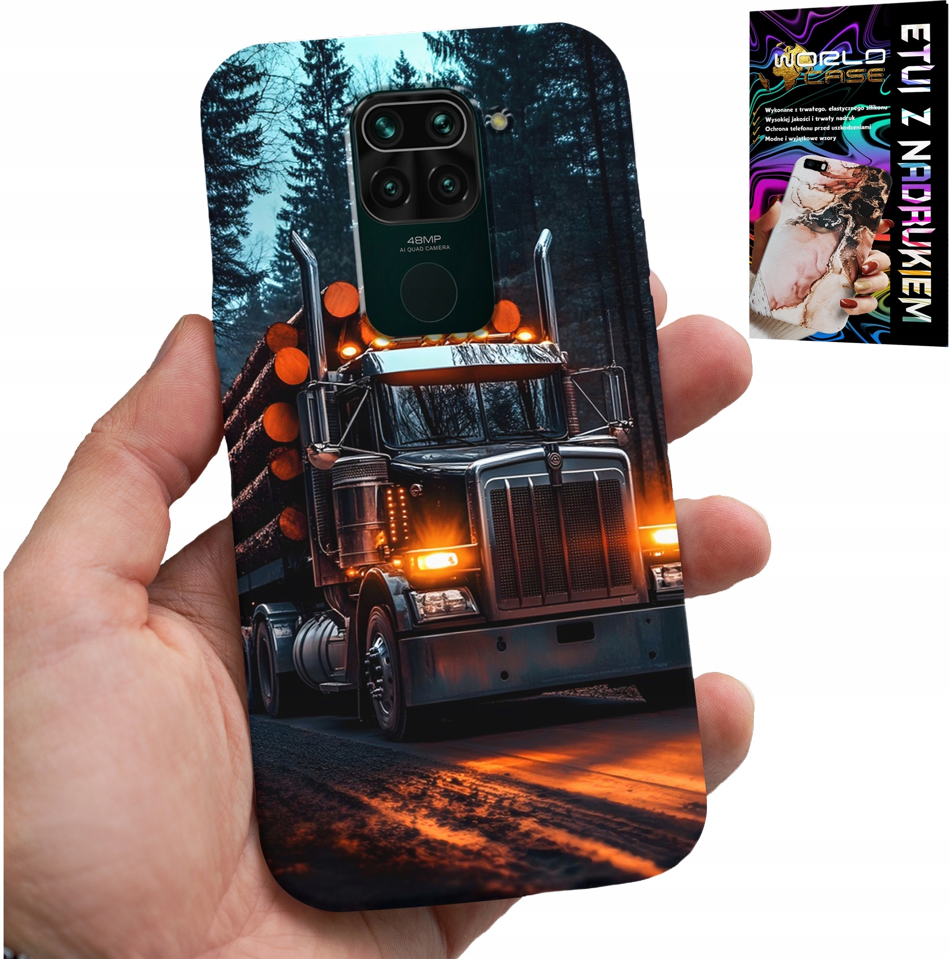 ETUI DO XIAOMI NOTE 9 - TIR POJAZD CIĘŻAROWY PLECKI OBUDOWA CASE