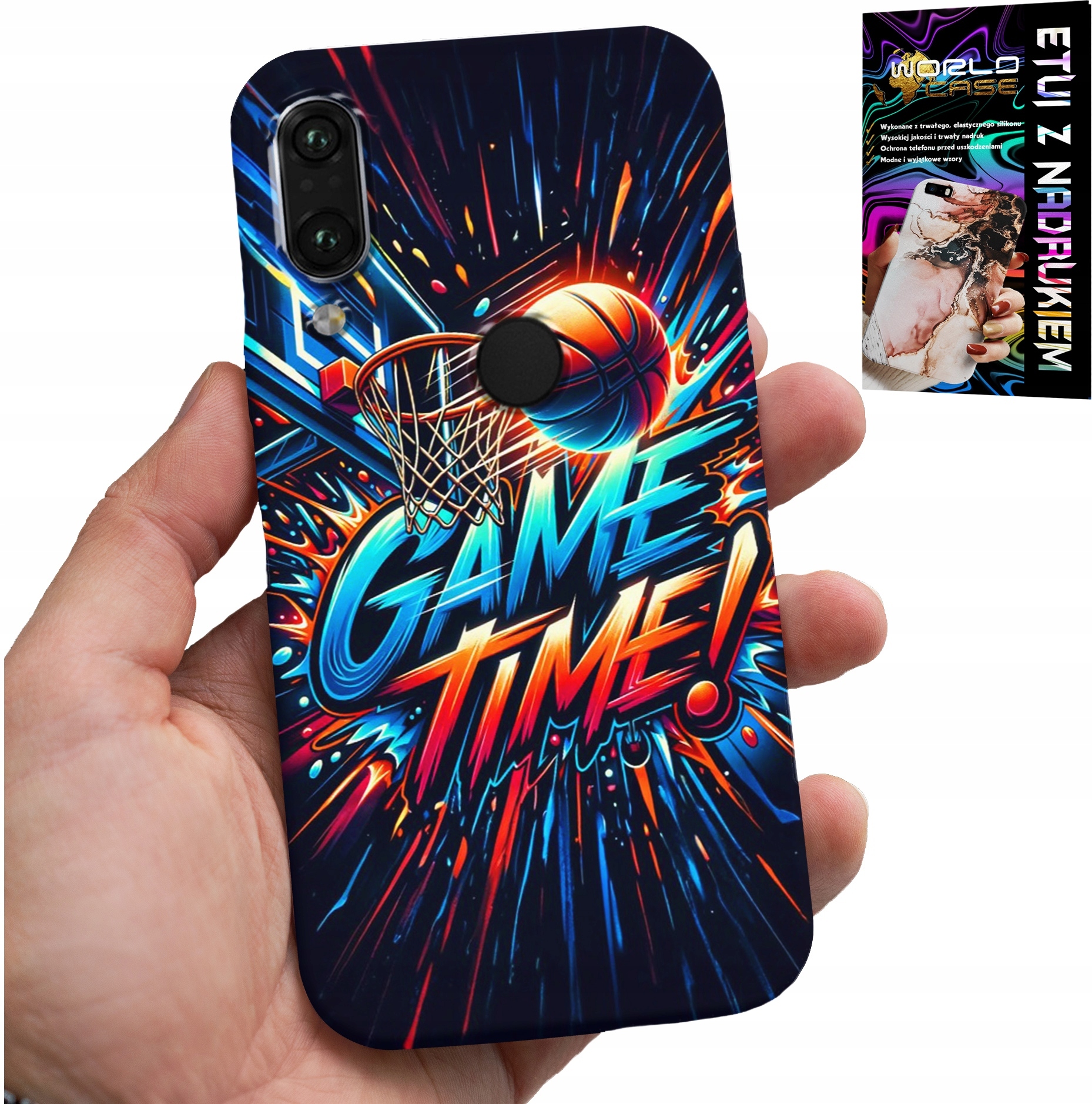 ETUI DO XIAOMI NOTE 7 - KOSZYKÓWKA NBA FAN 23 GAME TIME, OBUDOWA