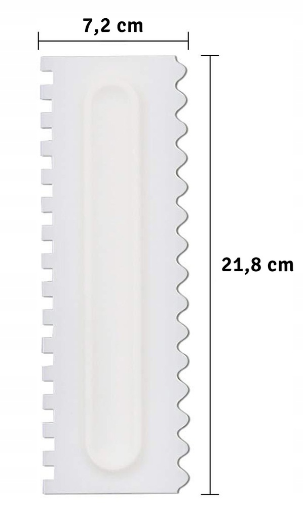 ŁOPATKA DO DEKORACJI CIAST TORTÓW MASY PACKA DO KREMU dwustronna DEKORACJI