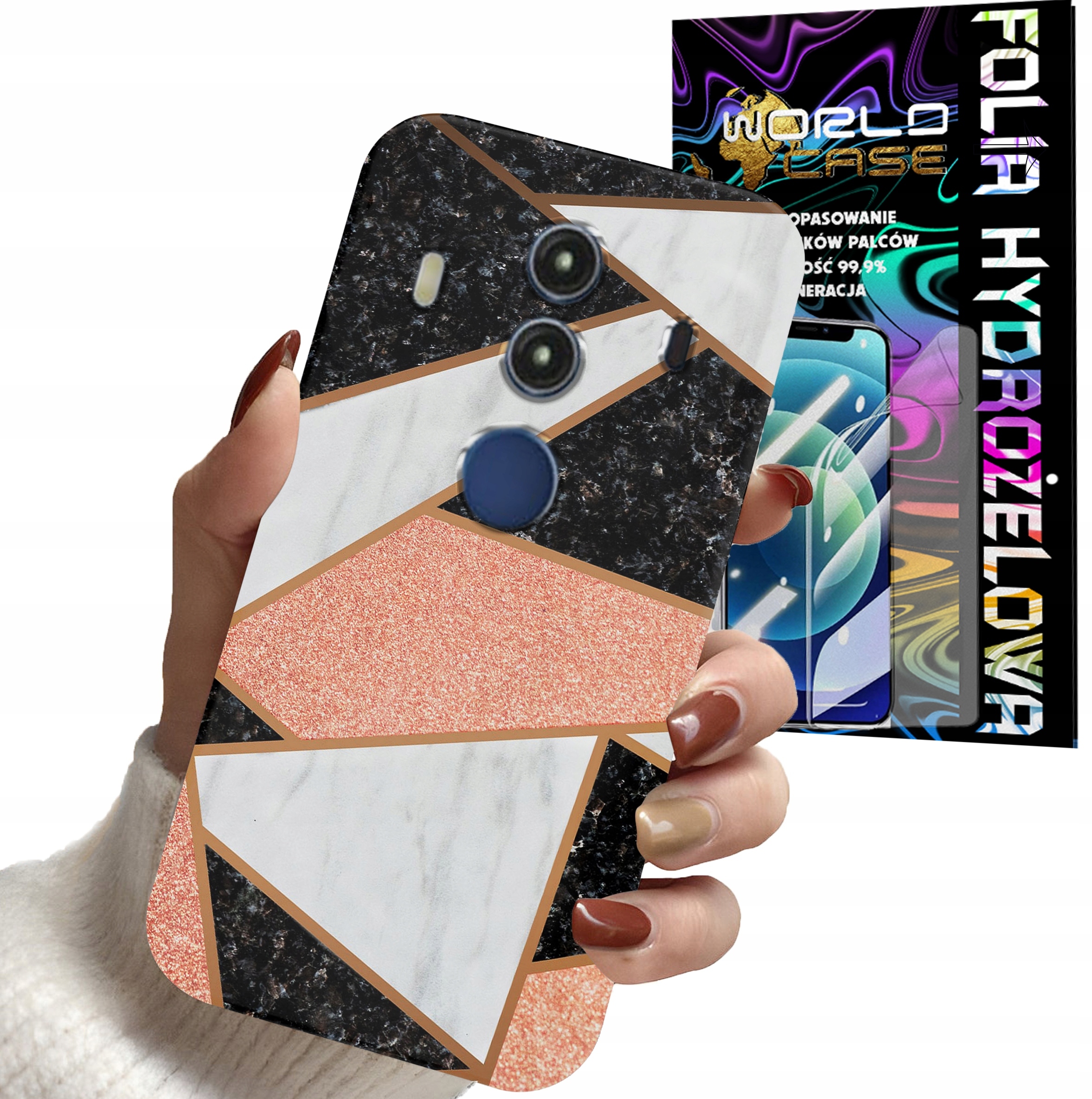 ETUI DO HUAWEI MATE 10 PRO - ELEGANCKIE MODNE WZORY DLA KOBIET + FOLIA