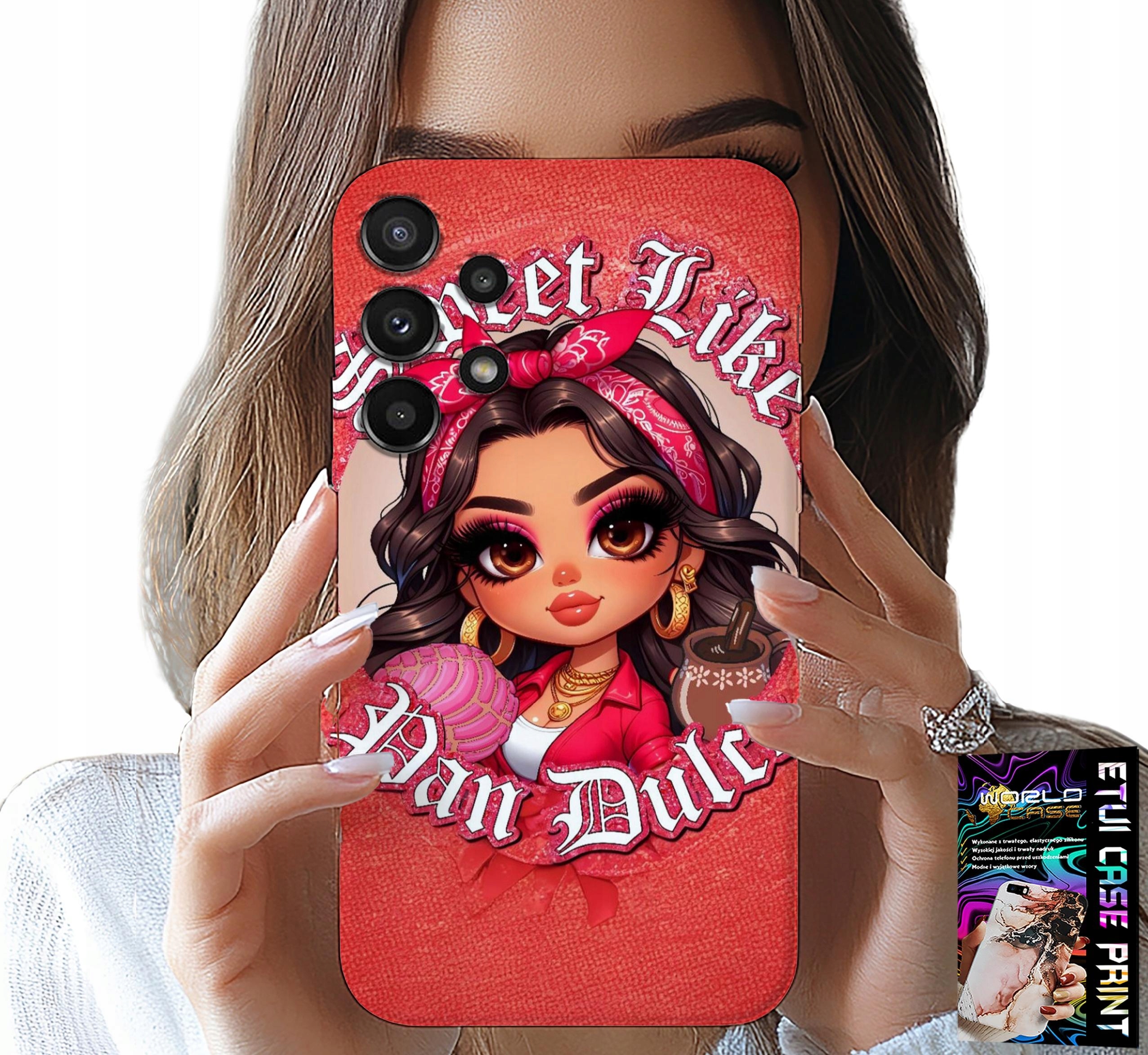 ETUI DO SAMSUNG GALAXY A32 4G - SWEET LIKE MODNE LALECZKI DLA DZIEWCZYN