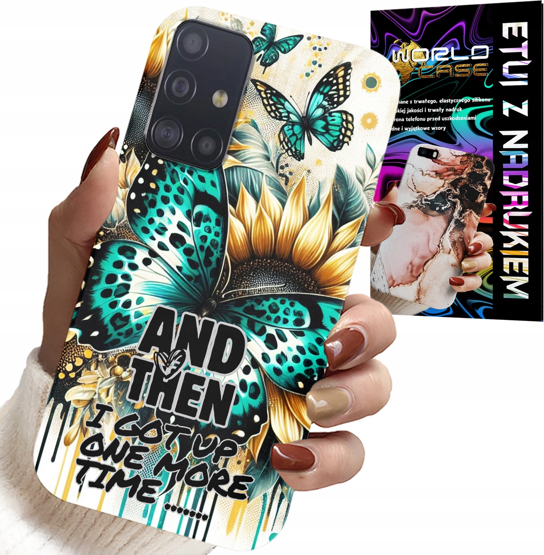 ETUI DO SAMSUNG GALAXY M31S - AND THEN I GOT UP, KOBIECE WZORY + FOLIA