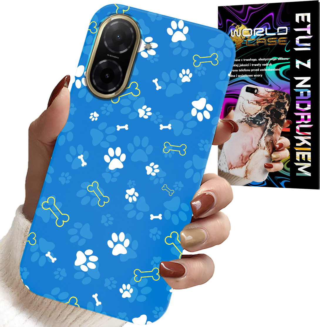 ETUI DO XIAOMI POCO X7 PRO 5G - ŁAPKI KOŚCI PIES PATROL WZORY DLA DZIECI
