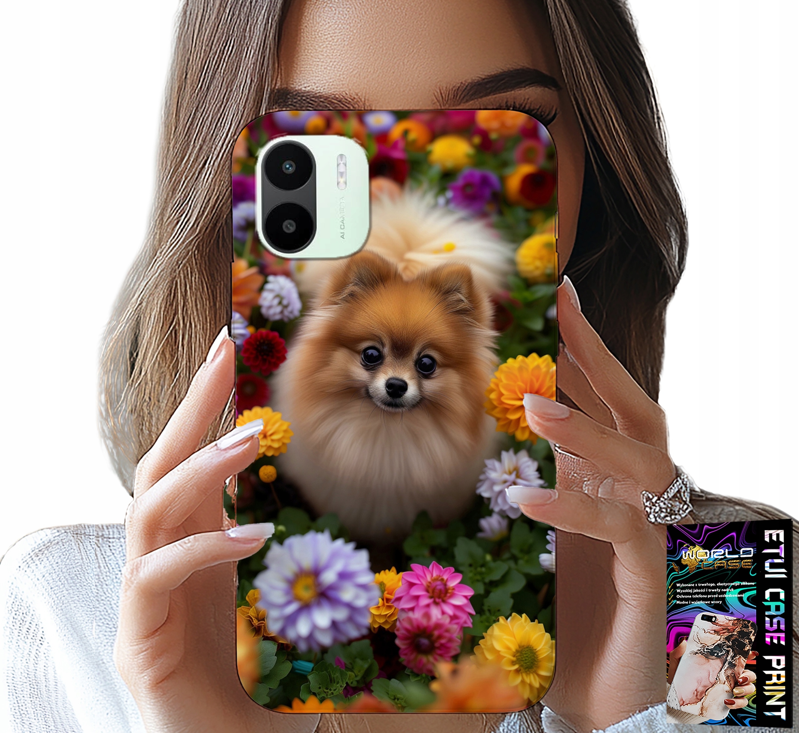 ETUI DO XIAOMI REDMI A2 - SŁODKI PIESEK, POMERANIAN CASE + FOLIA