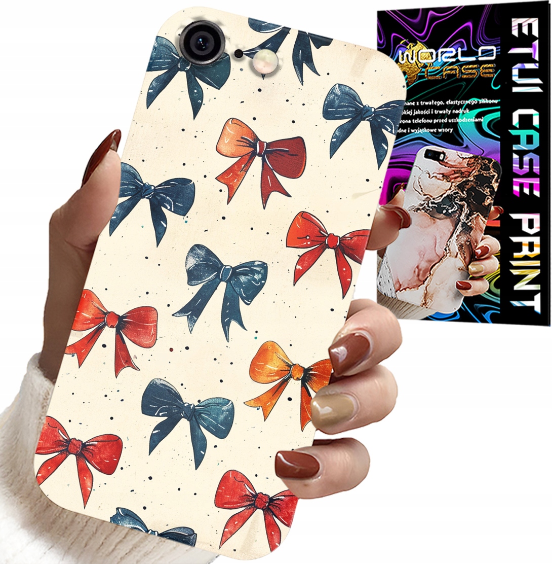 ETUI DO IPHONE ( 6 PLUS ) - KOLOROWE WSTĄŻKI WSTĄŻKA MODNE WZORY