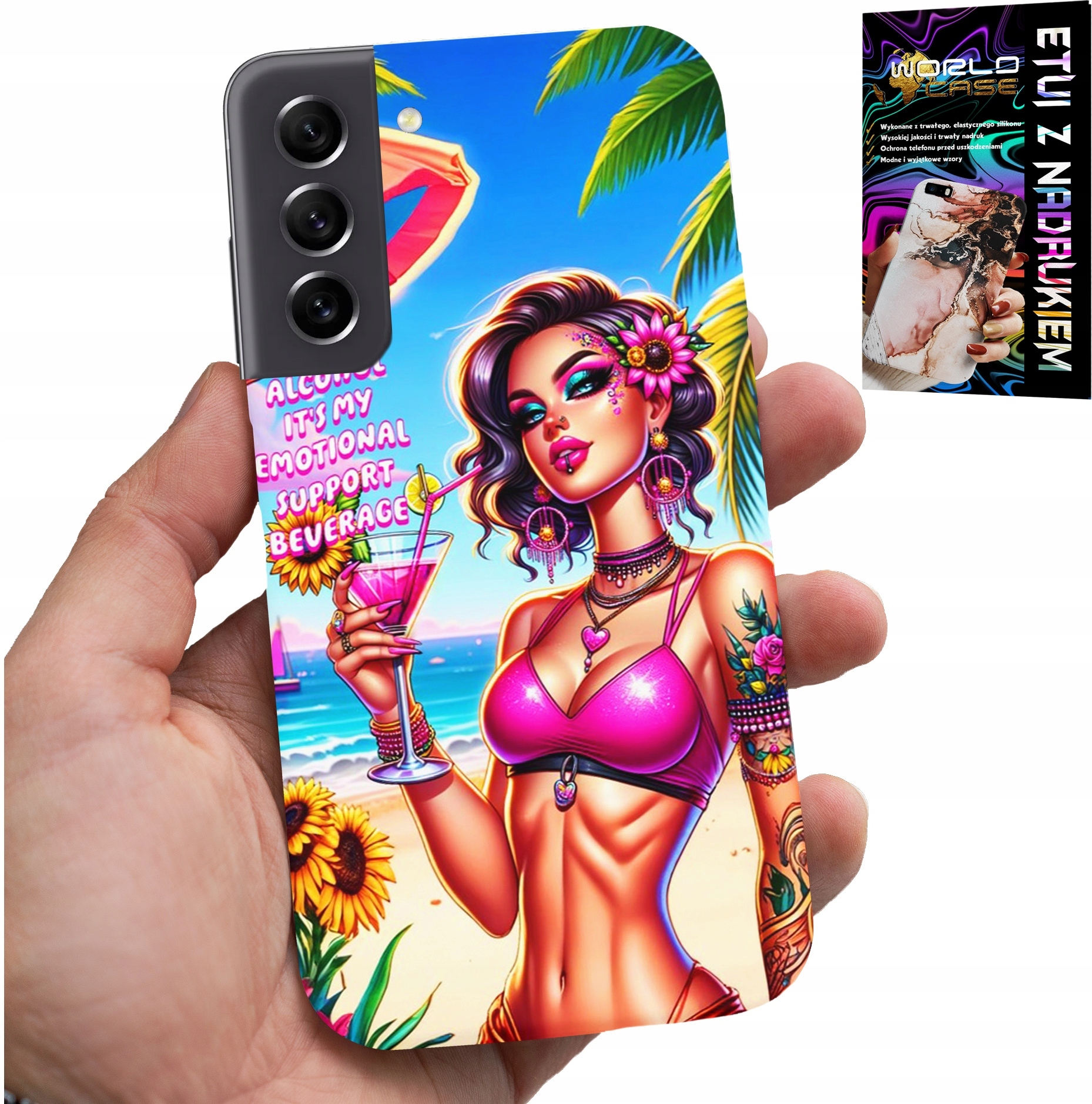 ETUI DO SAMSUNG GALAXY S22 - IT'S NOT ALCOHOL IT'S MY EMOTIONAL CASE