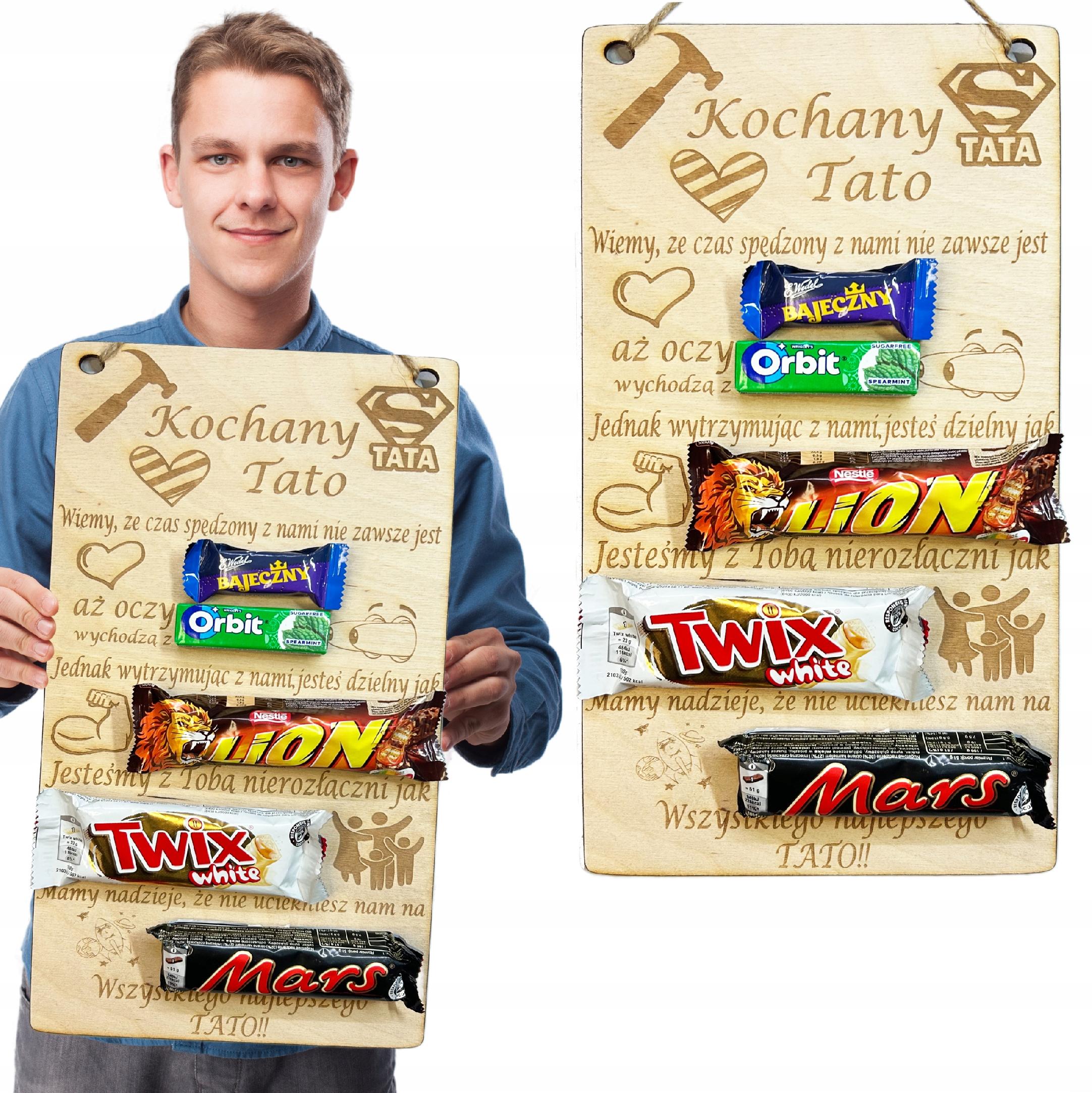 Słodki Dyplom na Dzień Ojca Taty prezent Upominek dla Najlepszego Taty!