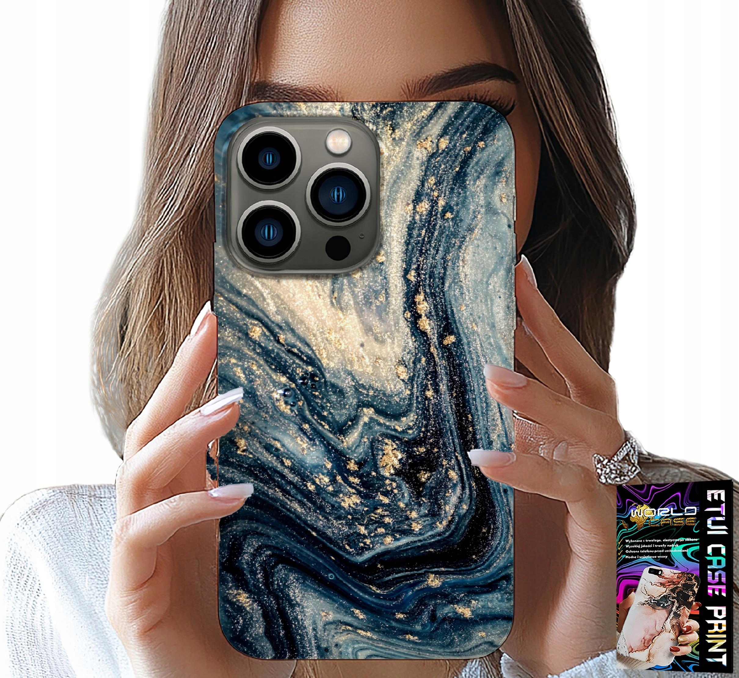 ETUI DO IPHONE 16 PRO - KAMIENNE ELEGANCKIE WZORY OBUDOWA CASE