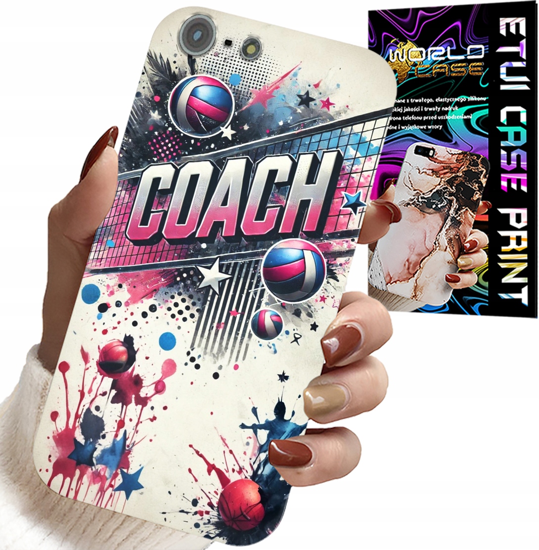 ETUI DO IPHONE 5 / 5S / 5C - SIATKÓWKA COACH SIATKA OBUDOWA, PLECKI
