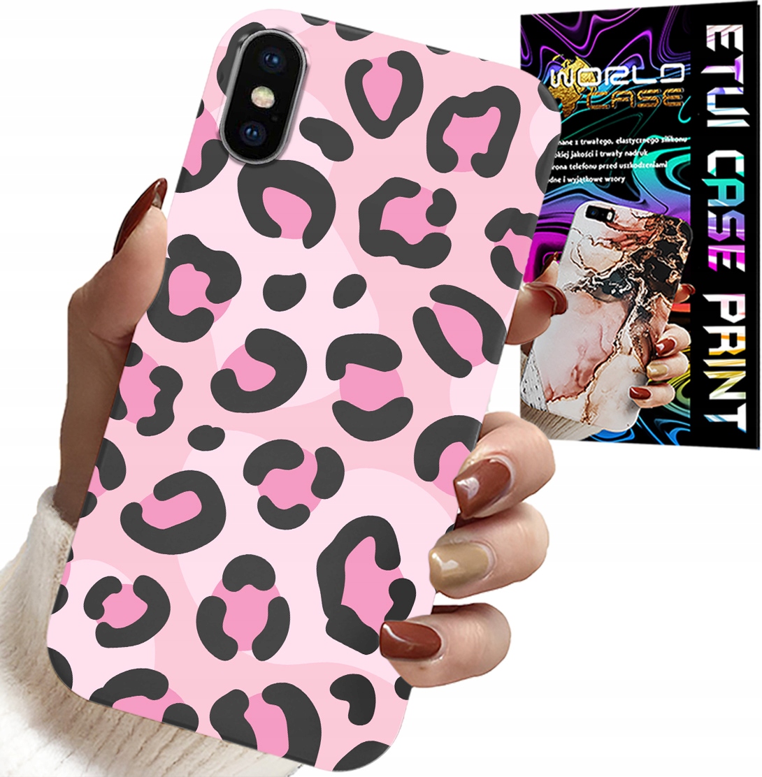 ETUI DO IPHONE XS MAX - RÓŻOWA PANTERKA PANTERA KOBIECE WZORY