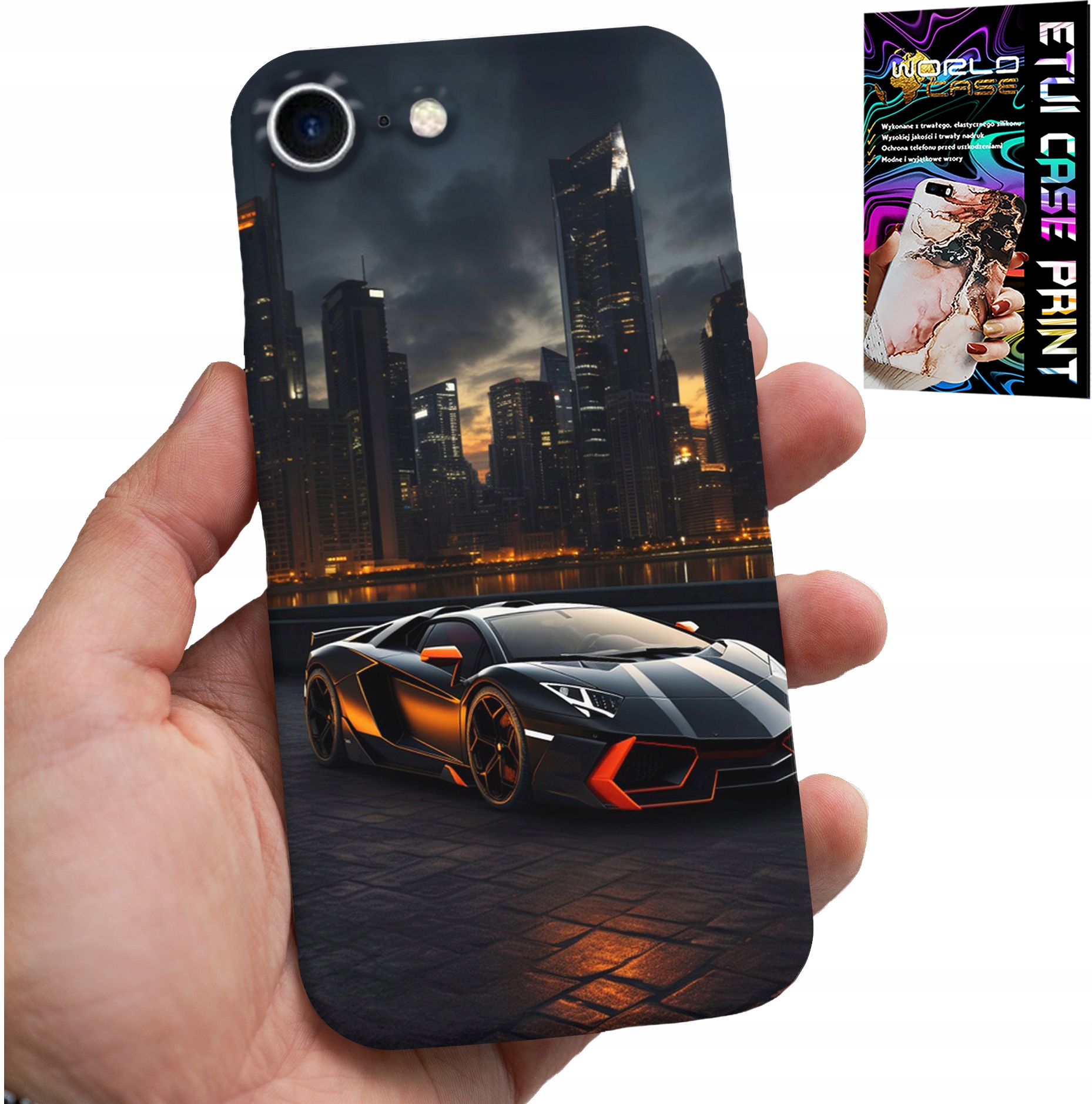 ETUI DO IPHONE 7 / 8 / SE2 - LUKSUSOWE SAMOCHODY, DUBAI AUTO SPORT