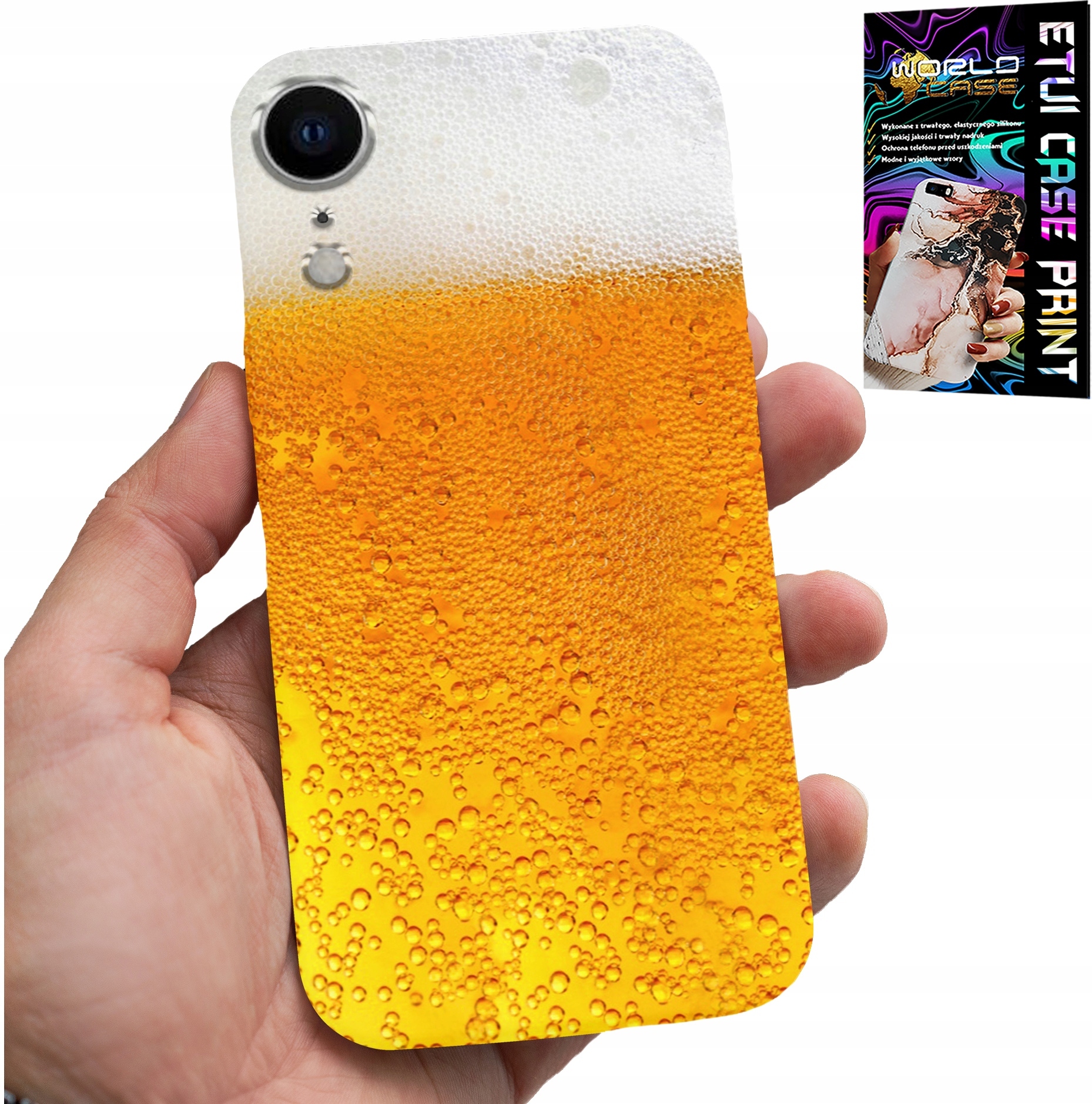 ETUI DO IPHONE XR - PIWO, KUFEL PIWA WZORY DLA MĘŻCZYZN CASE