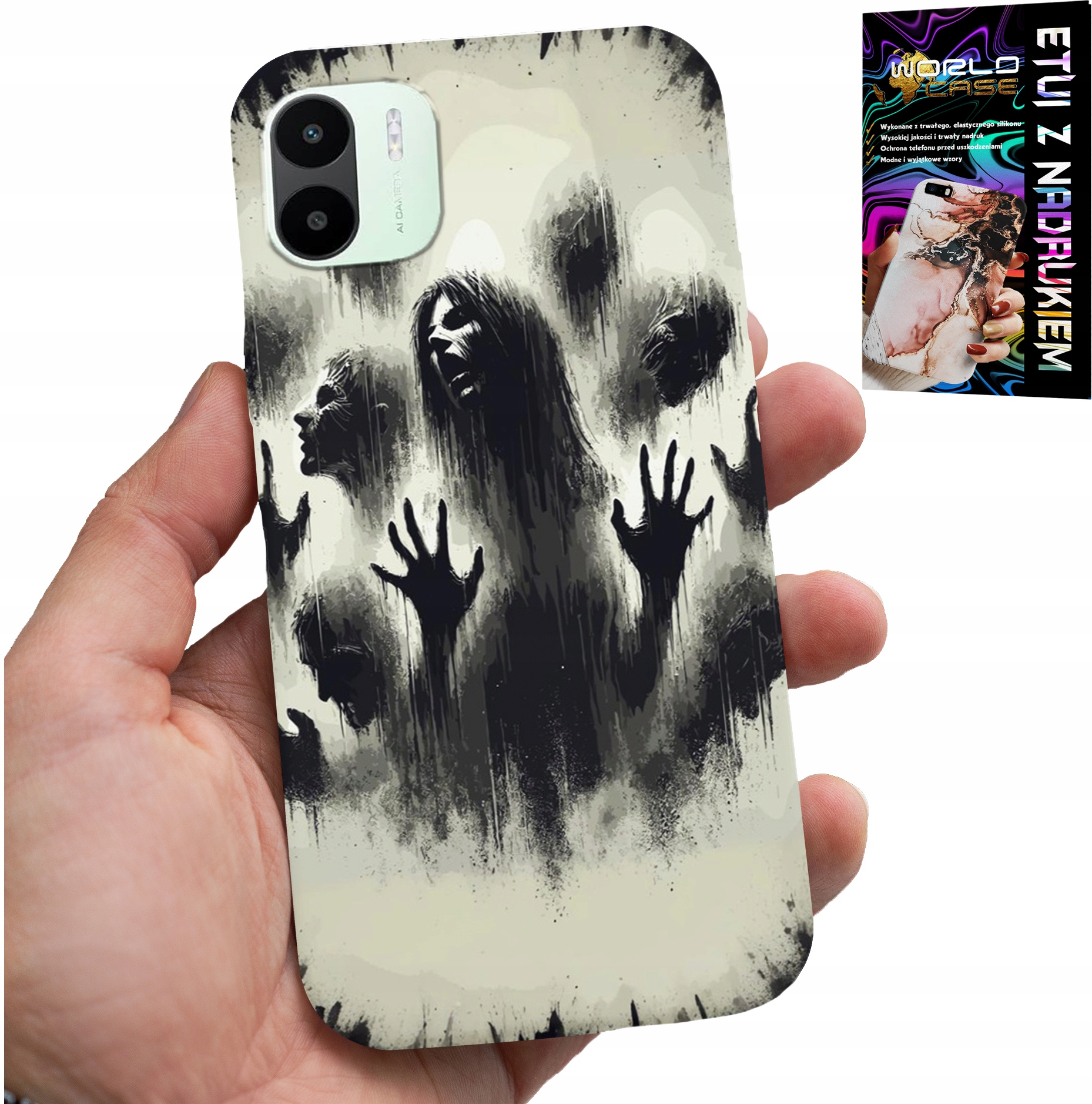 ETUI DO XIAOMI REDMI A2 - ŻYWE TRUPY THE WALKING DEAD ZOMBI +FOLIA