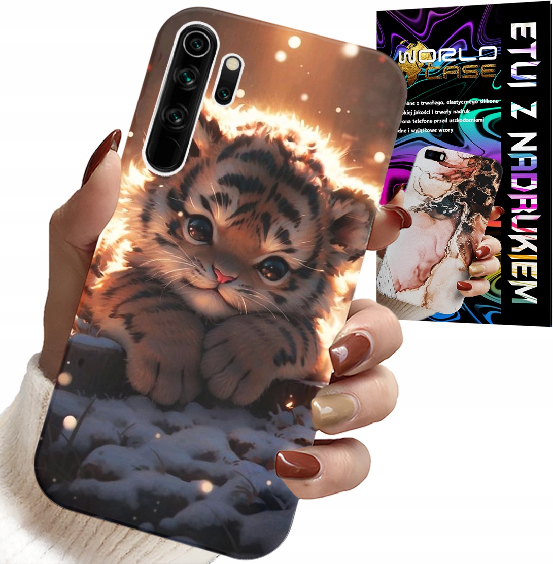 ETUI DO XIAOMI NOTE 8 - Z NADRUKIEM SŁODKI TYGRYSEK OBUDOWA CASE