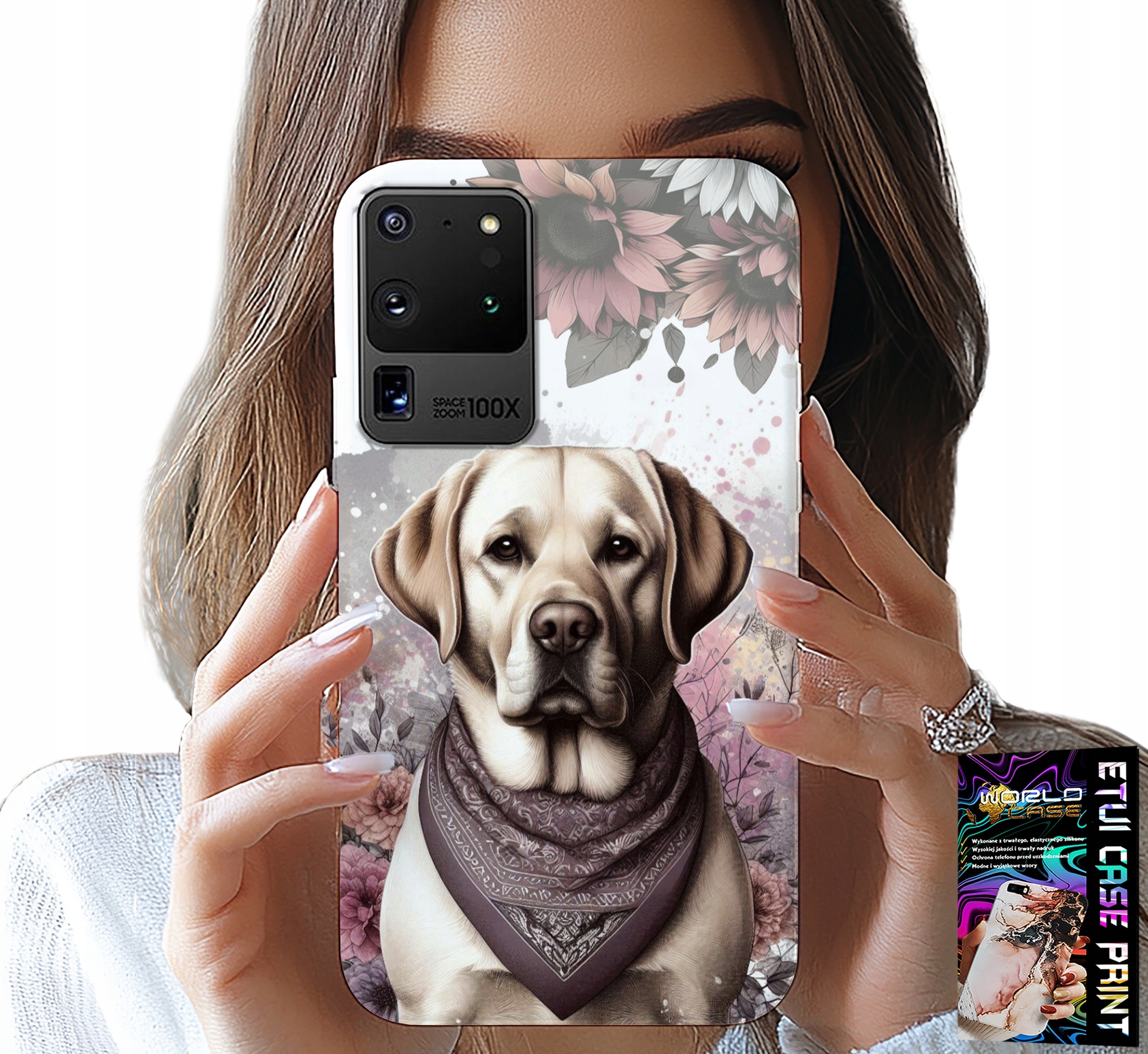 ETUI DO SAMSUNG GALAXY S20 Ultra - PIESEK PIESKI HUSKY PSIE WZORY + FOLIA