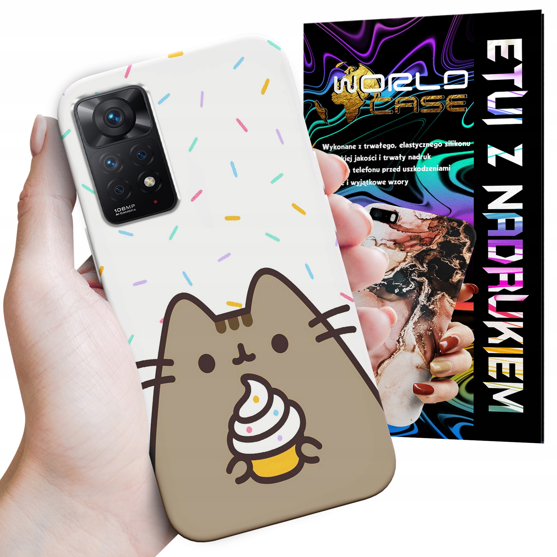 ETUI CASE DO XIAOMI NOTE 11 PRO - SŁODKI KOTEK KOT OBUDOWA PLECKI