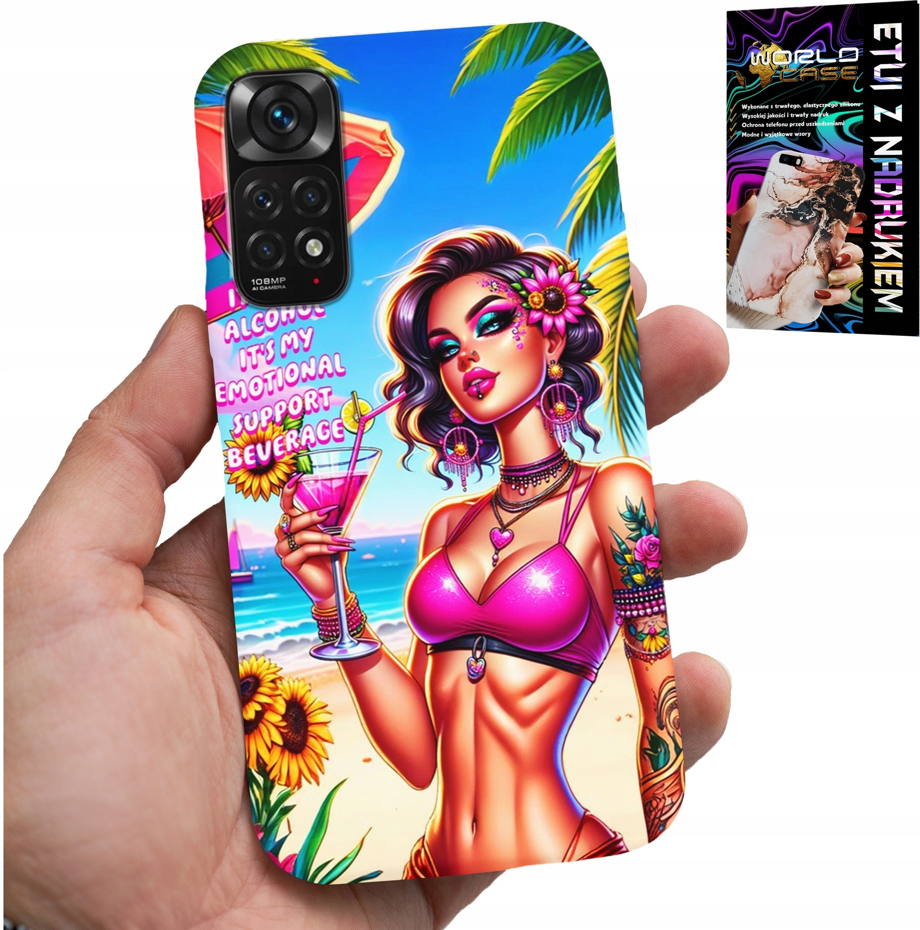 ETUI DO XIAOMI NOTE 11 PRO - IT'S NOT ALCOHOL IT'S MY EMOTIONAL CASE