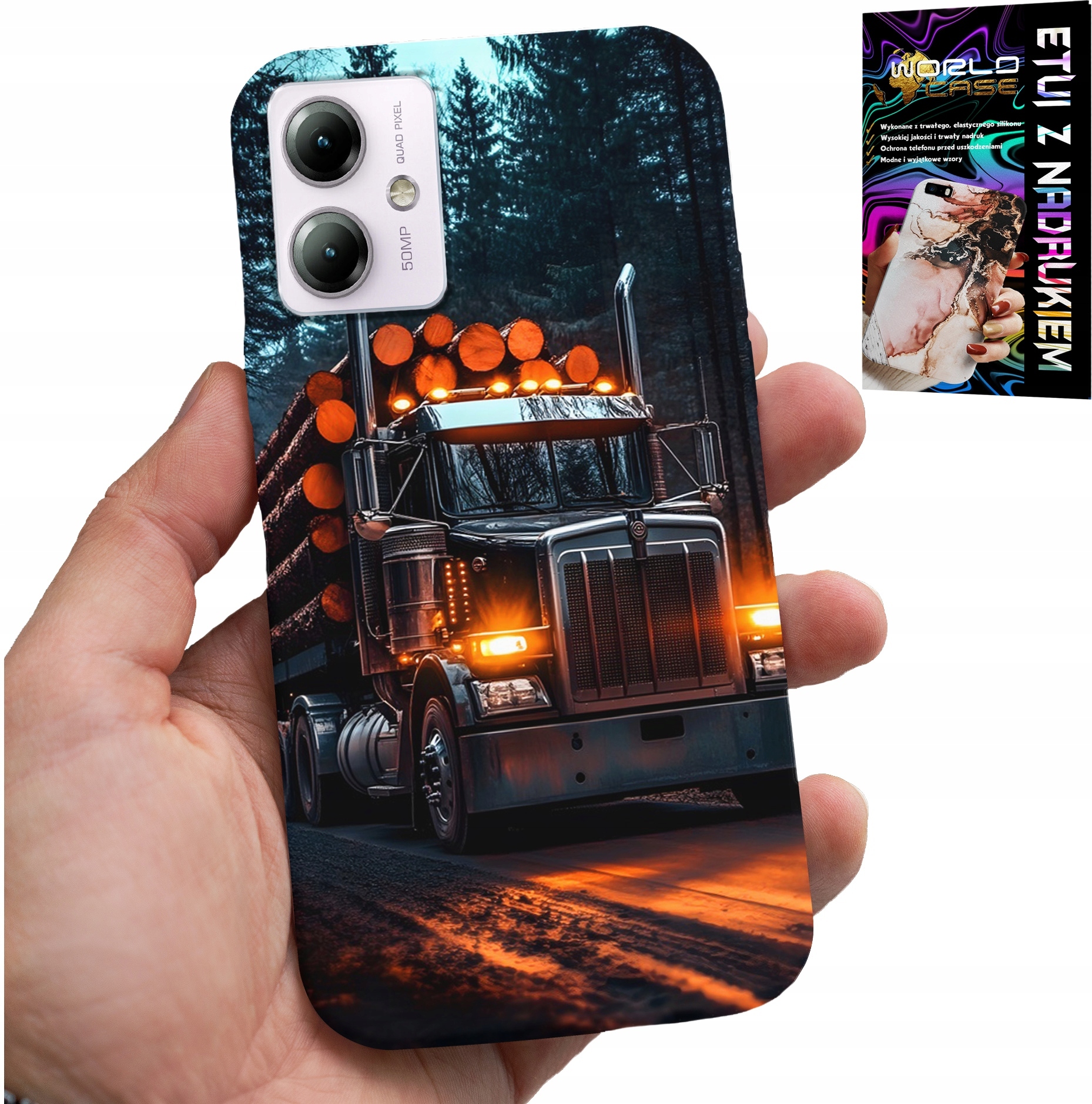 ETUI DO MOTOROLA MOTO G14 - TIR POJAZD CIĘŻAROWY PLECKI OBUDOWA CASE