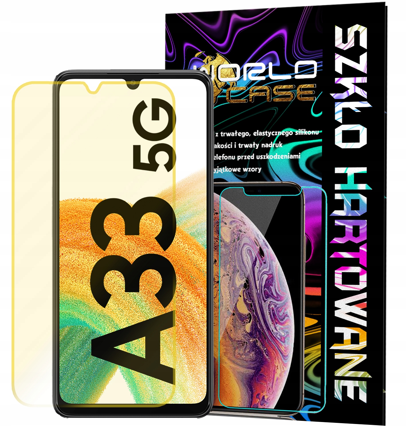 SZKŁO HARTOWANE DO SAMSUNG A33 5G NA EKRAN SZKIEŁKO OCHRONNE