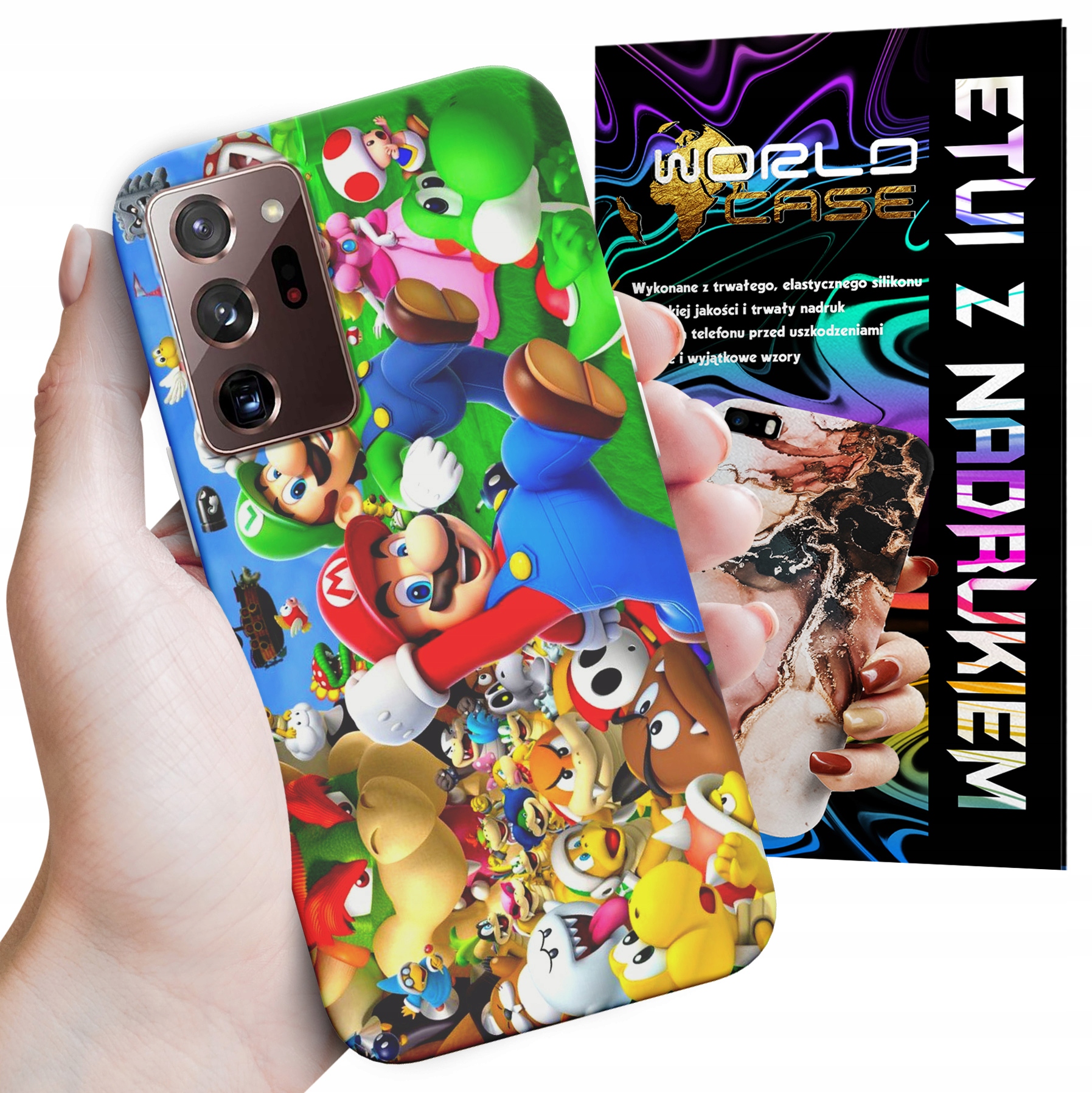 ETUI CASE DO SAMSUNG NOTE 20 ULTRA - SUPER MARIO BROS BAJKI WZORY WYBÓR
