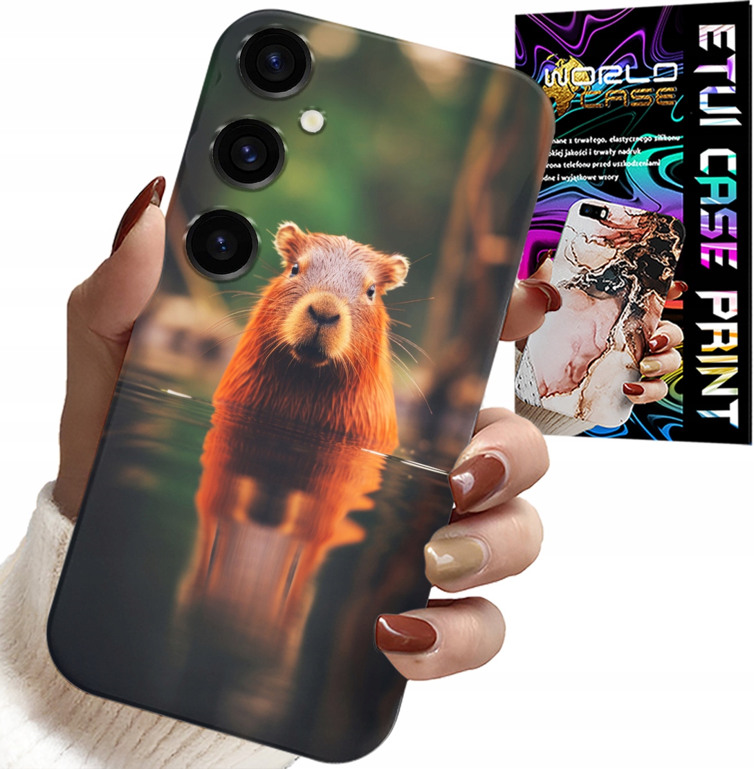 ETUI DO SAMSUNG GALAXY S25 PLUS - SŁODKA KAPIBARA, CAPIBARA, WIELE WZORÓW
