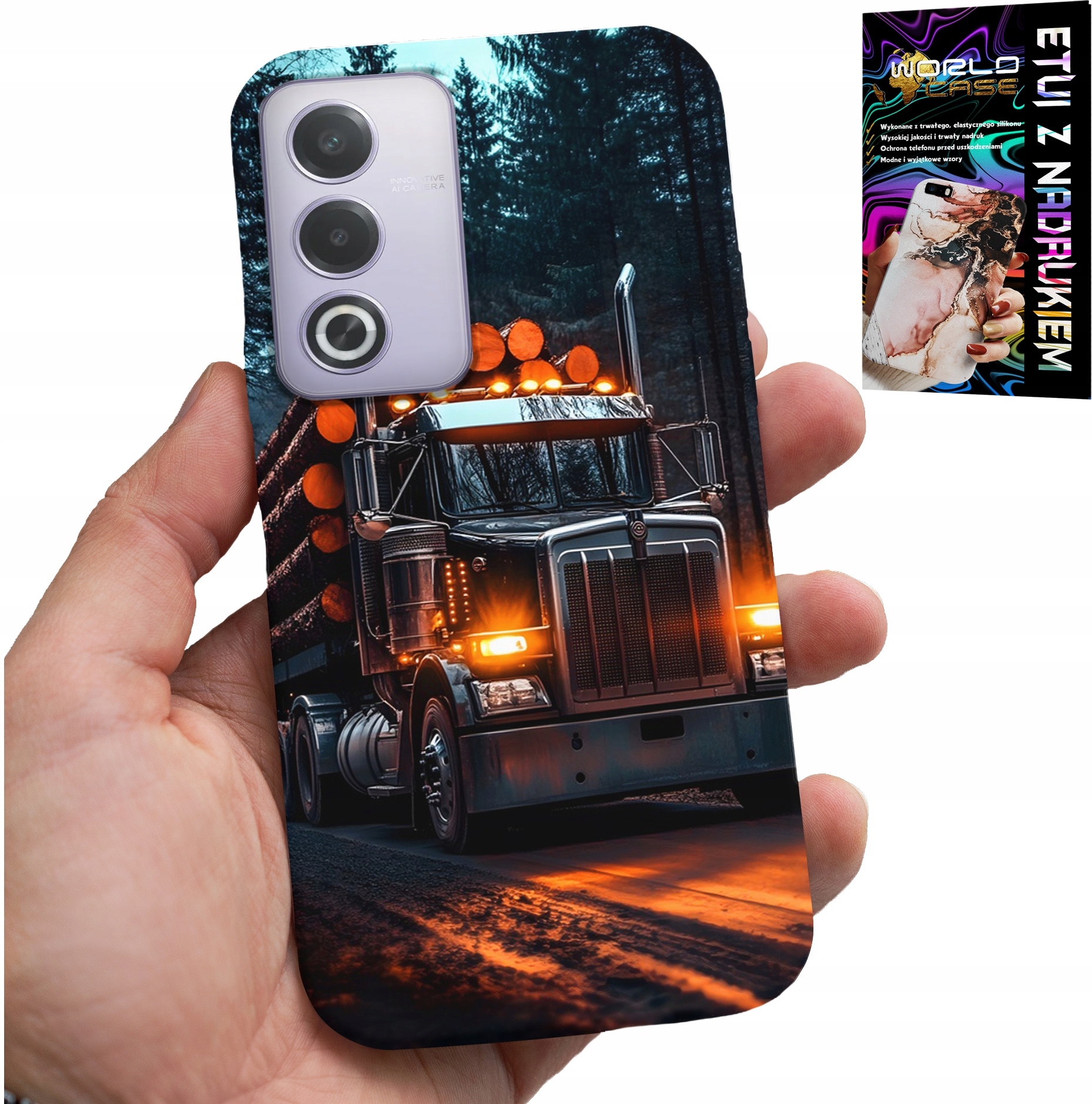 ETUI DO OPPO A80 5G - TIR POJAZD CIĘŻAROWY PLECKI OBUDOWA CASE