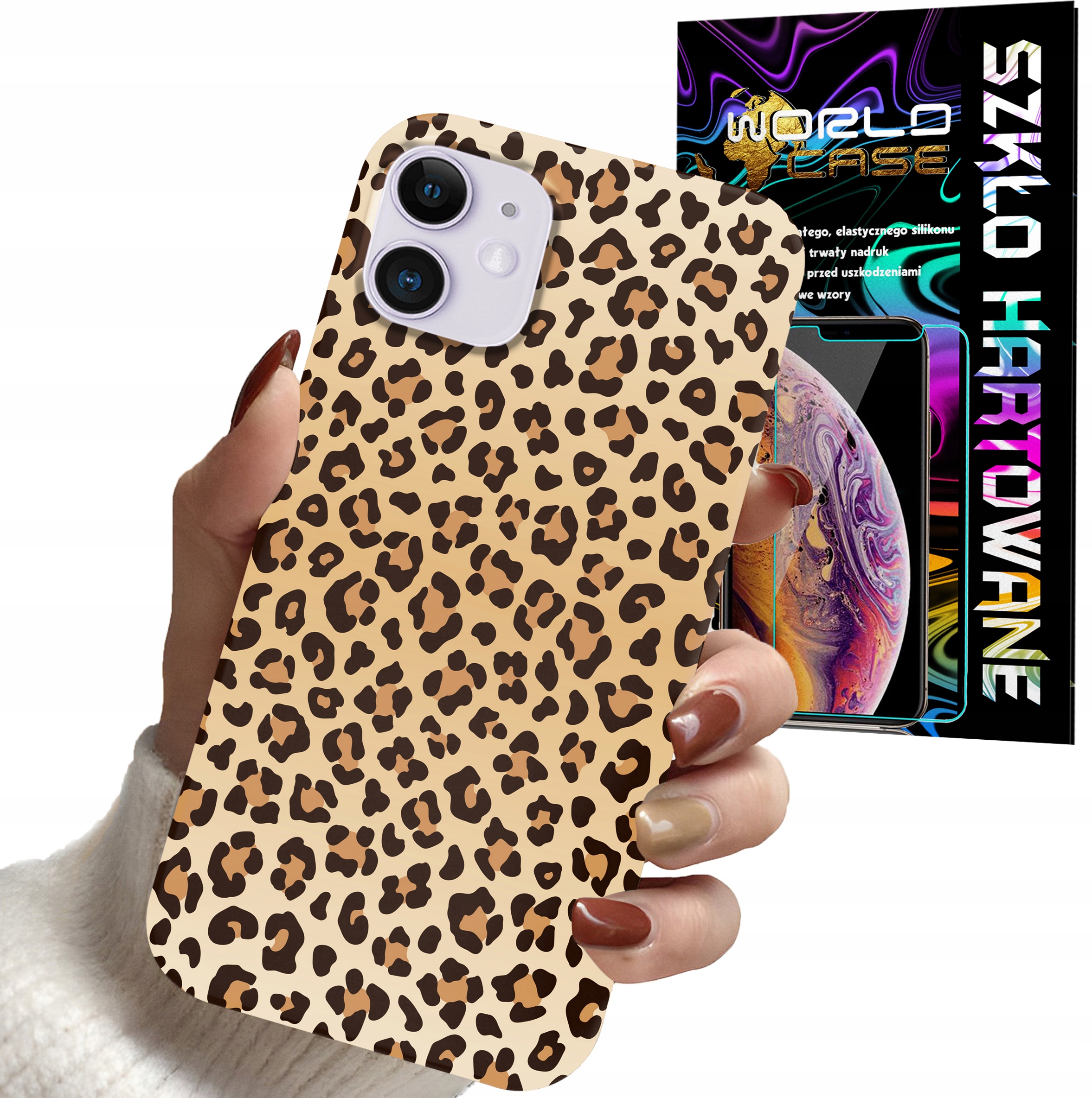 ETUI CASE DO IPHONE 12 MINI - PANTERKA WZORKI MODNE WZORY DLA KOBIE + SZKŁO