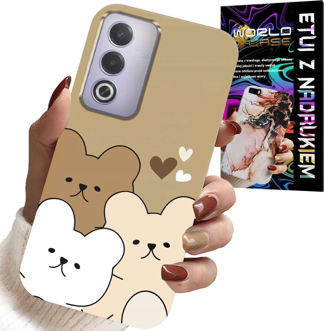 ETUI DO OPPO A80 5G - MIŚ, MISIE WZORY DLA NAJMŁODSZYCH DZIECI