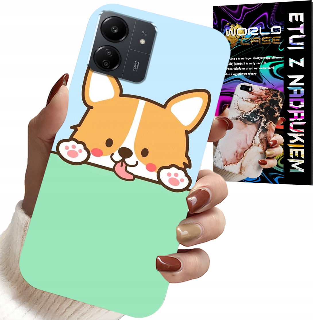 ETUI DO XIAOMI POCO C65 - SŁODKI PIESEK WZORY Z BAJEK POKROWIEC