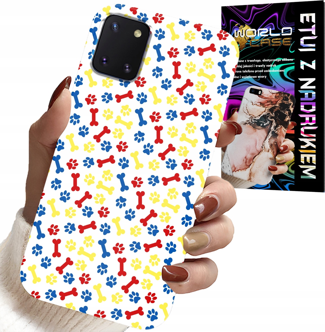 ETUI DO SAMSUNG GALAXY A81 - ŁAPKI KOŚCI PIES PATROL BAJKI + SZKŁO