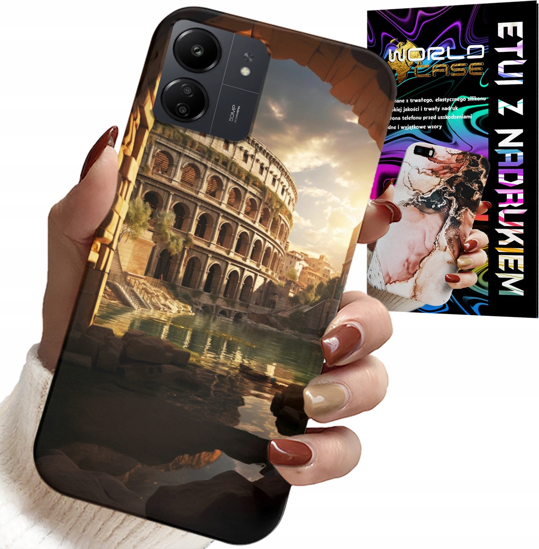 ETUI DO XIAOMI REDMI 13C 4G - RZYM COLOSSEUM RZYMIANIE STAROŻYTNOŚĆ