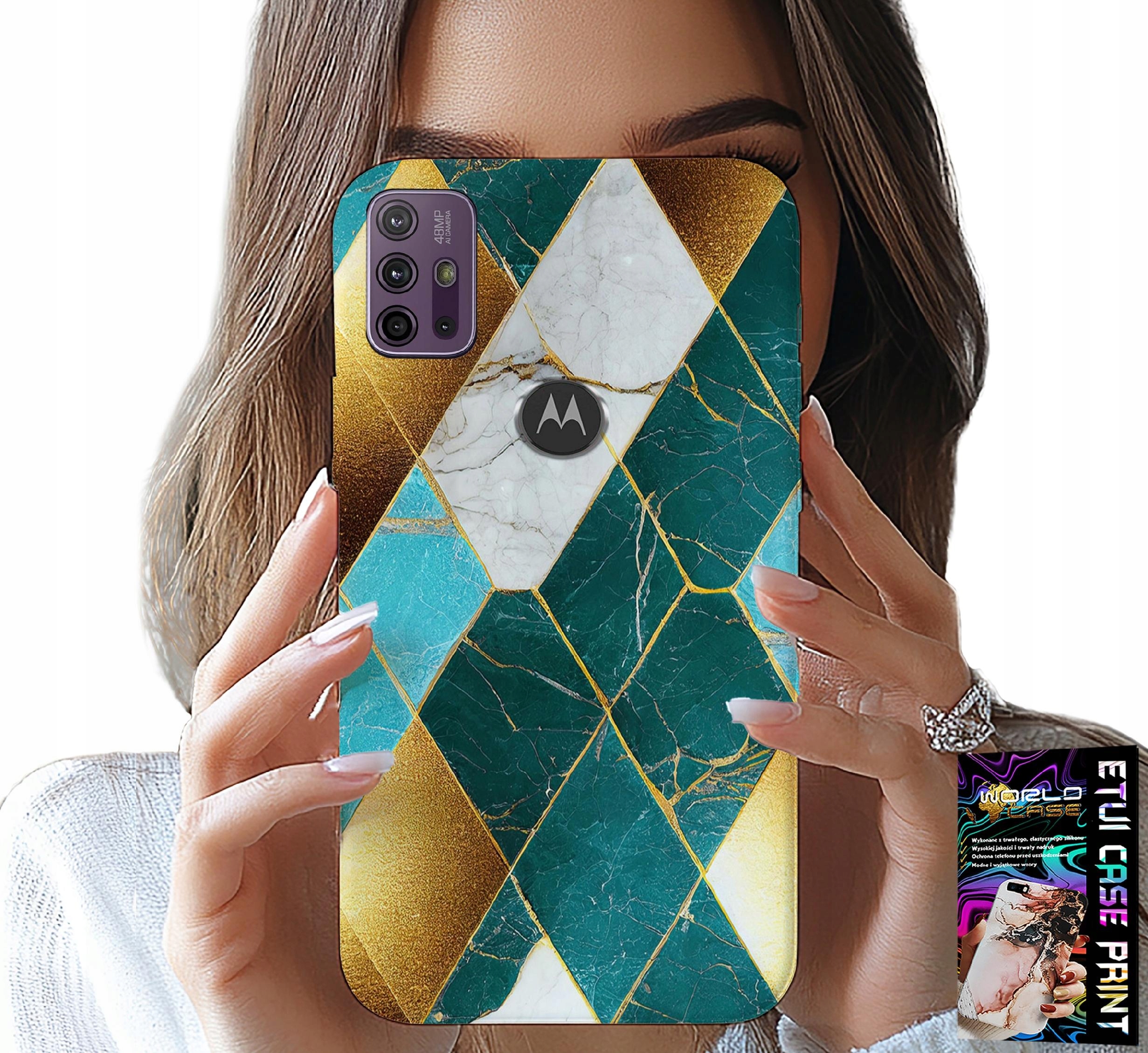 ETUI DO MOTOROLA MOTO G10 / G30 - ELEGANCKIE MODNE WZORY CASE + FOLIA