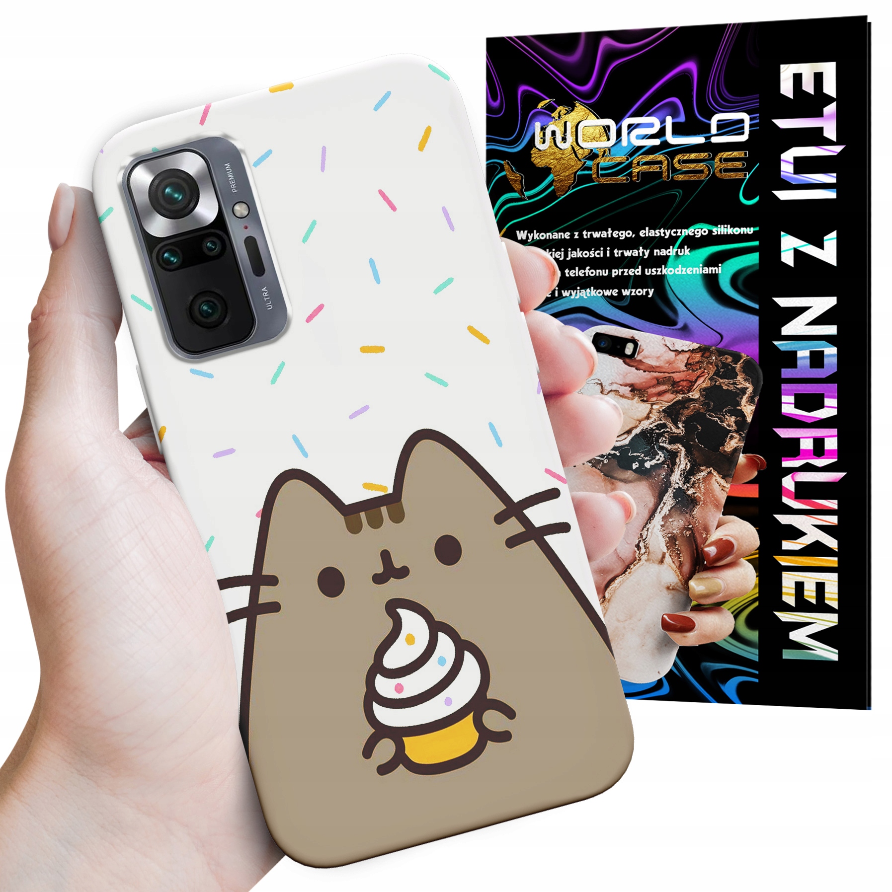 ETUI CASE DO XIAOMI NOTE 10 PRO - SŁODKI KOTEK KOT OBUDOWA PLECKI