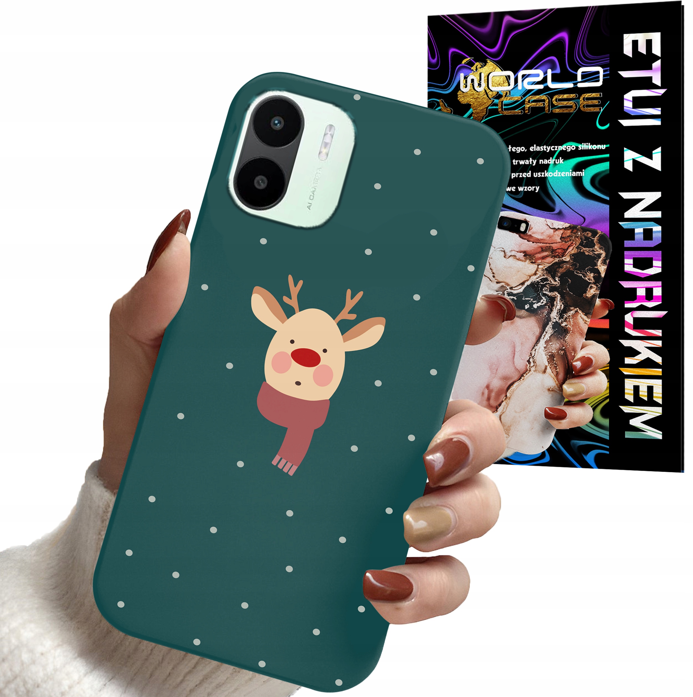 ETUI CASE DO XIAOMI REDMI A2 - ŚWIĄTECZNE WZORY RENIFER MIKOŁAJ PREZENT