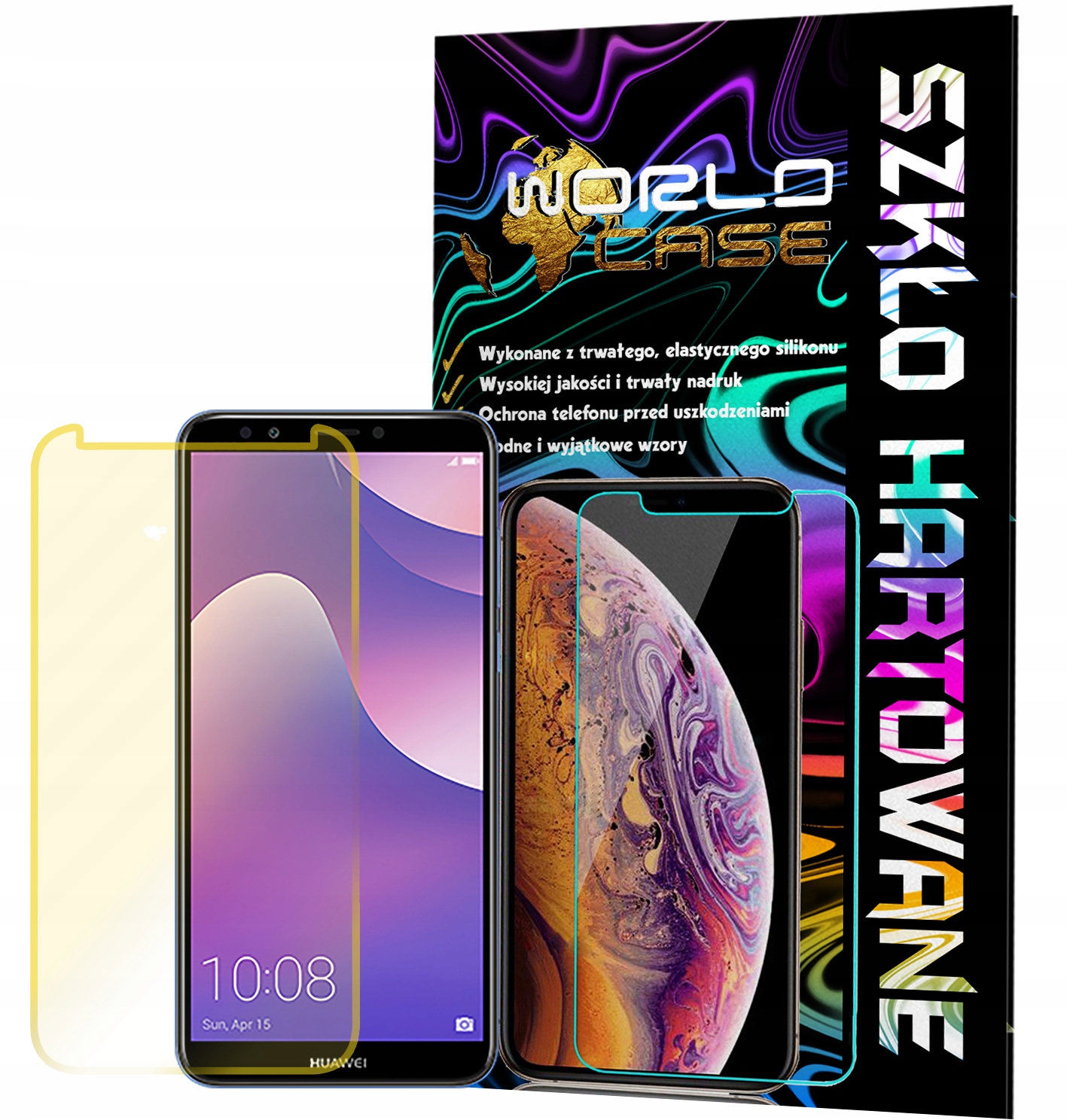 SZKŁO HARTOWANE DO HUAWEI Y7 PRIME / Y7 2018 NA EKRAN SZKIEŁKO OCHRONNE