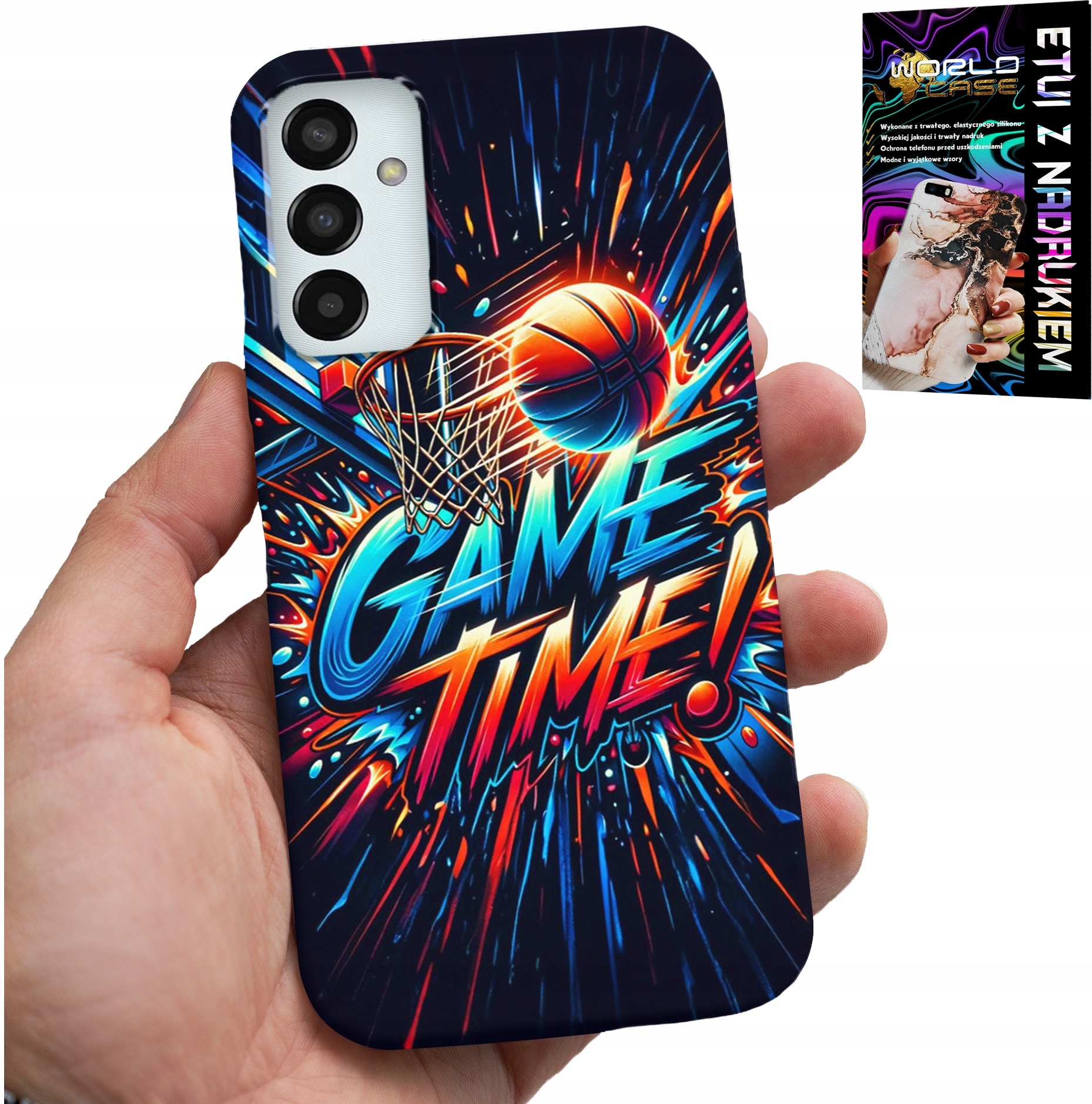 ETUI DO SAMSUNG GALAXY M23 - KOSZYKÓWKA NBA FAN 23 GAME TIME, OBUDOWA