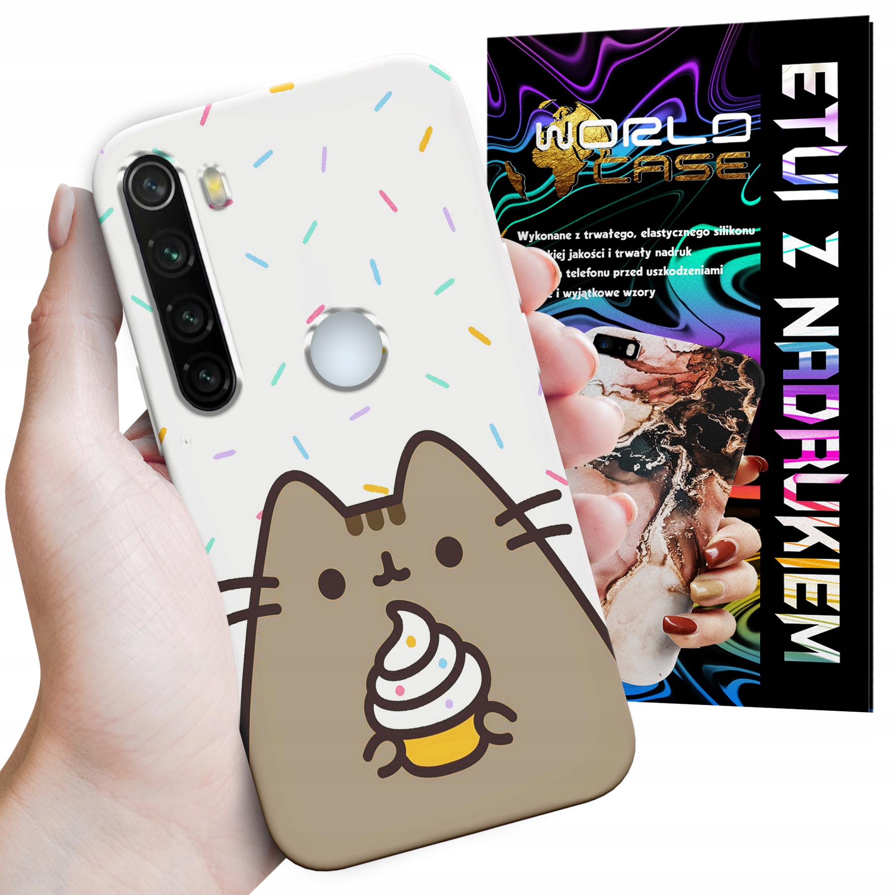 ETUI CASE DO XIAOMI NOTE 8T - SŁODKI KOTEK KOT OBUDOWA PLECKI