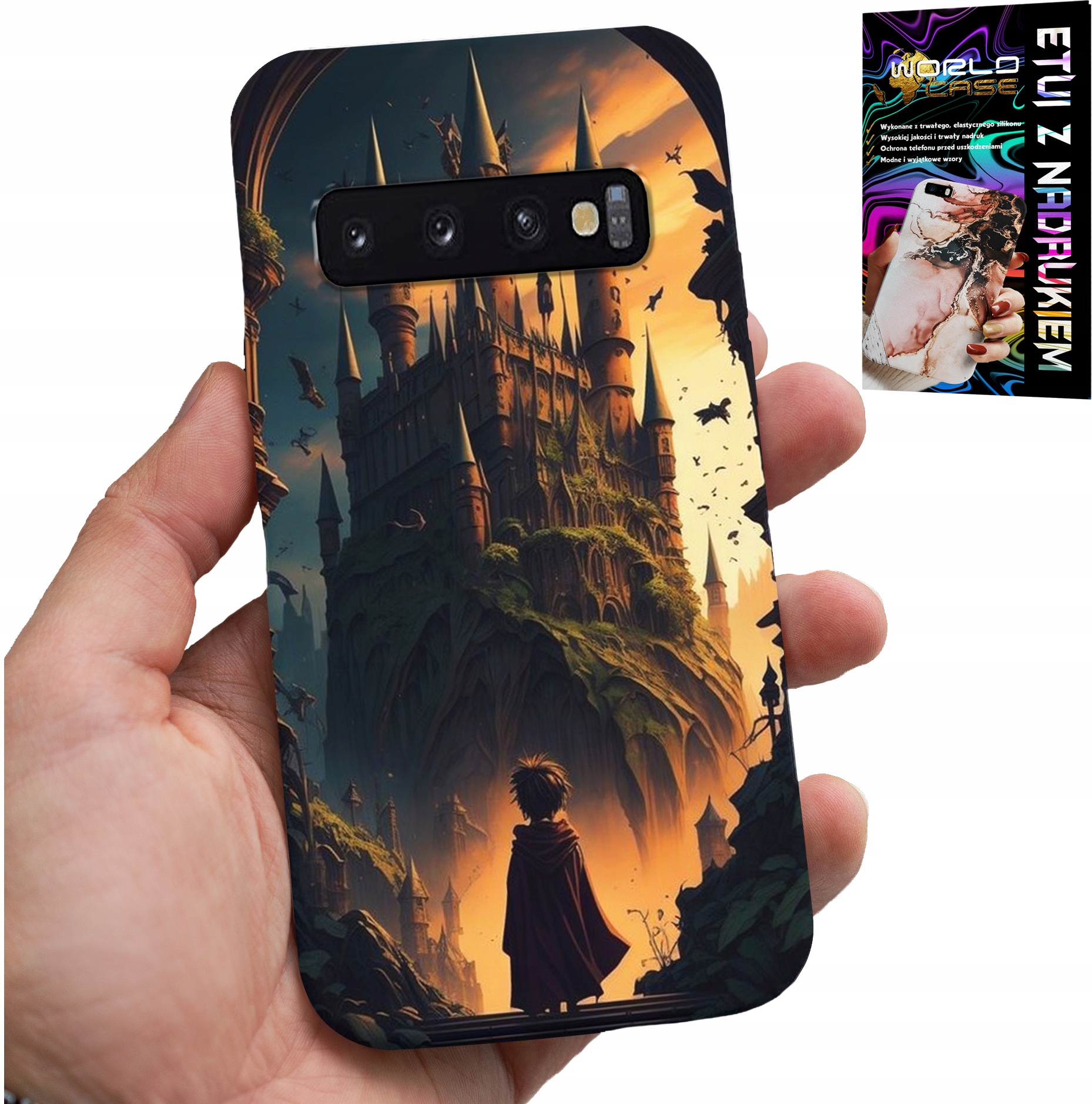 ETUI DO SAMSUNG GALAXY S10 - CASE DLA FANA MAGII MAGÓW RÓŻDŻKA ZAMEK