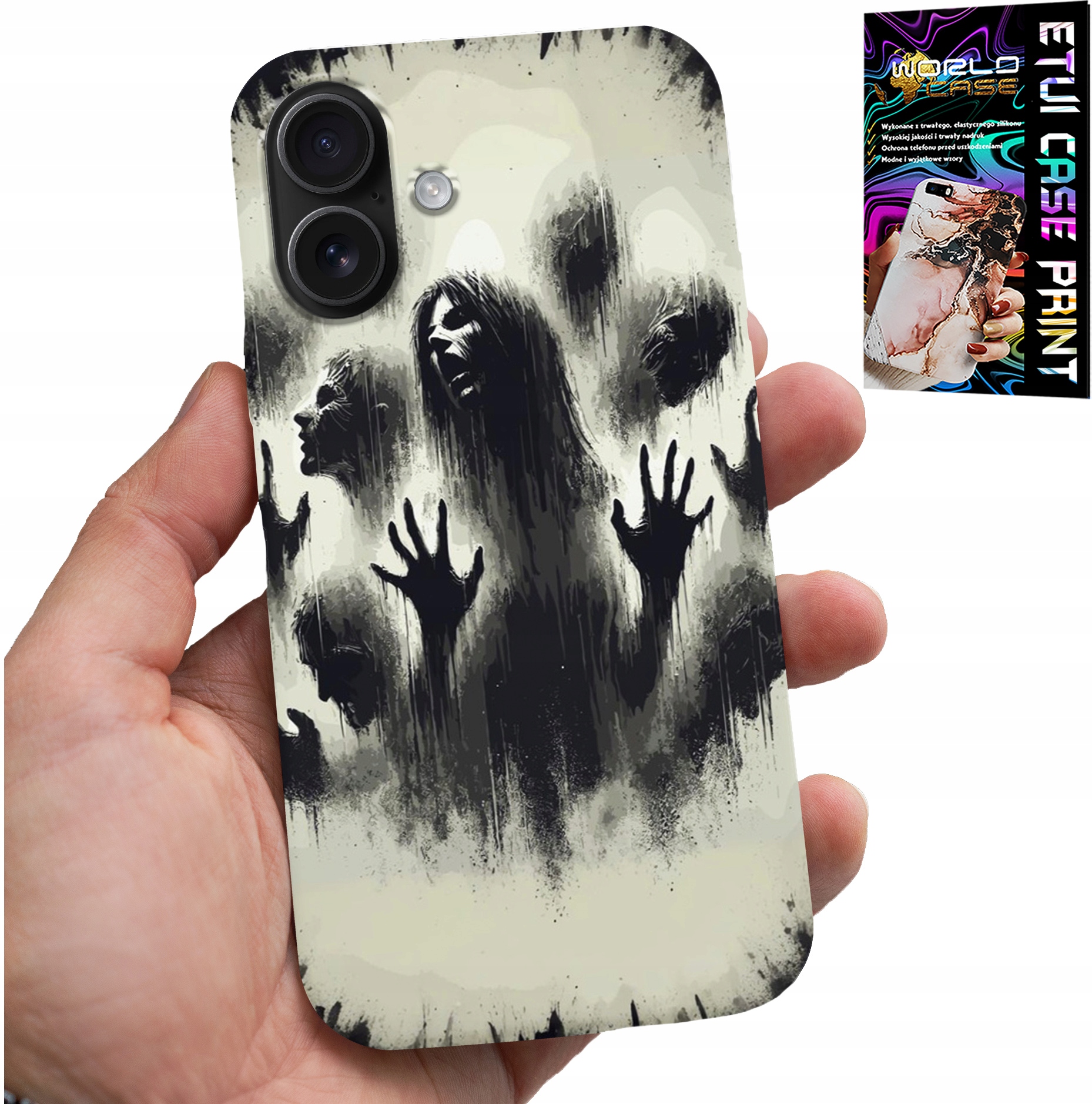 ETUI DO IPHONE 16 - ŻYWE TRUPY THE WALKING DEAD ZOMBI +SZKŁO