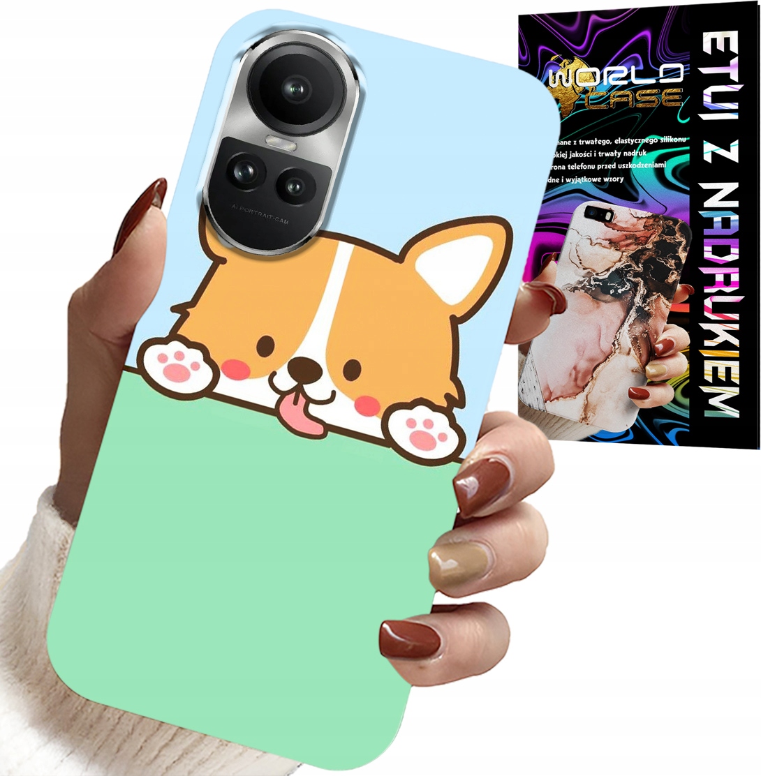 ETUI DO OPPO RENO10 PRO 5G - SŁODKI PIESEK WZORY Z BAJEK POKROWIEC