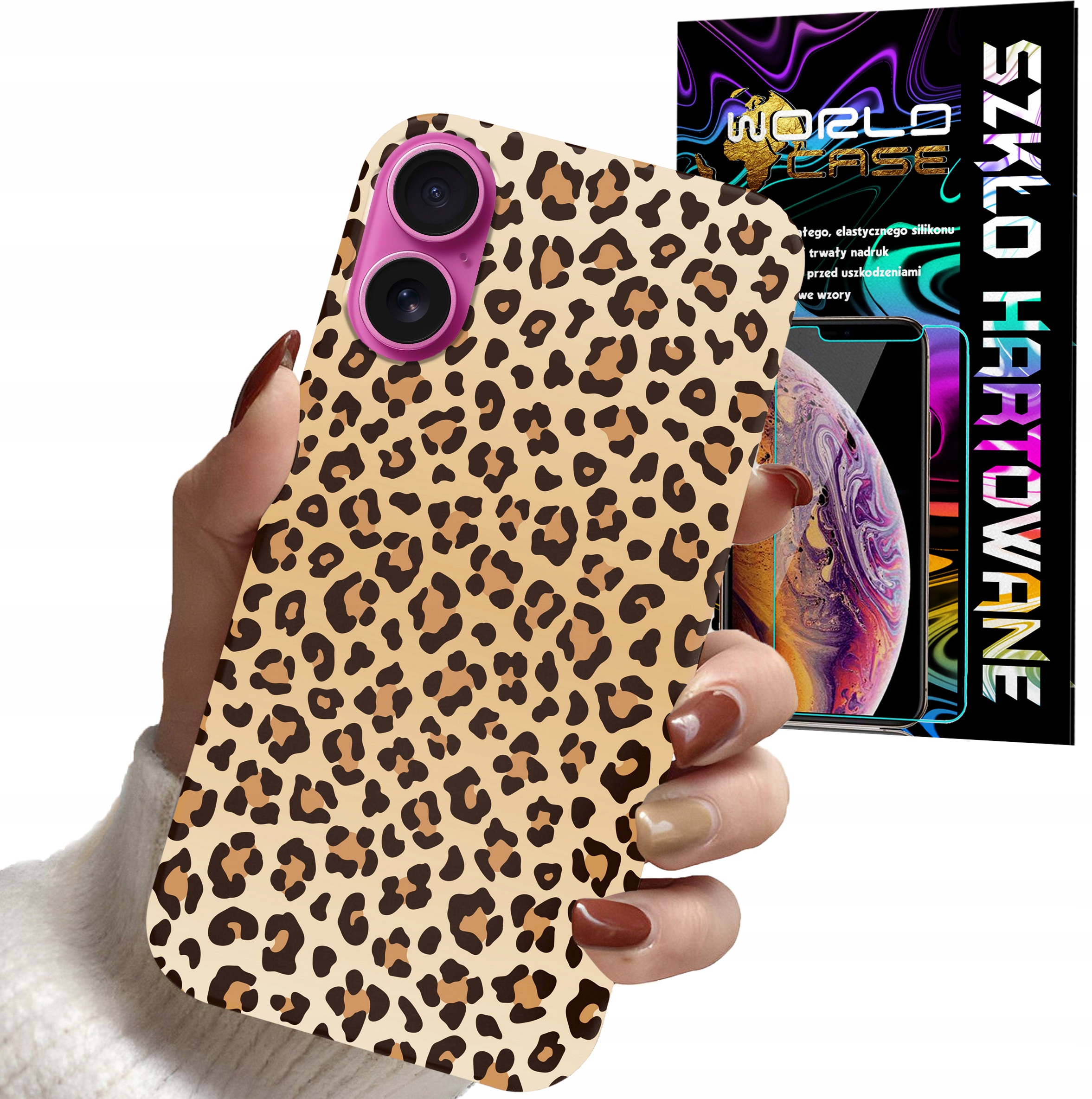 ETUI CASE DO IPHONE 16 - PANTERKA WZORKI MODNE WZORY KOBIET + SZKŁO