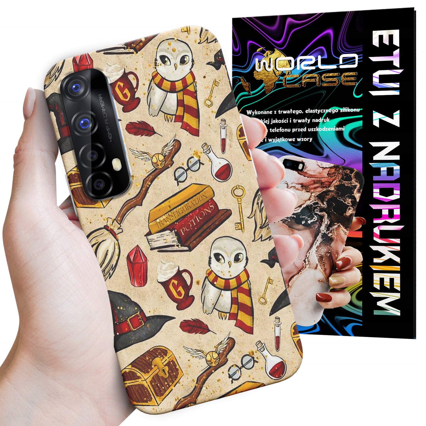 ETUI CASE DO REALME 7 - WZORY DLA FANÓW ŚWIATA MAGII