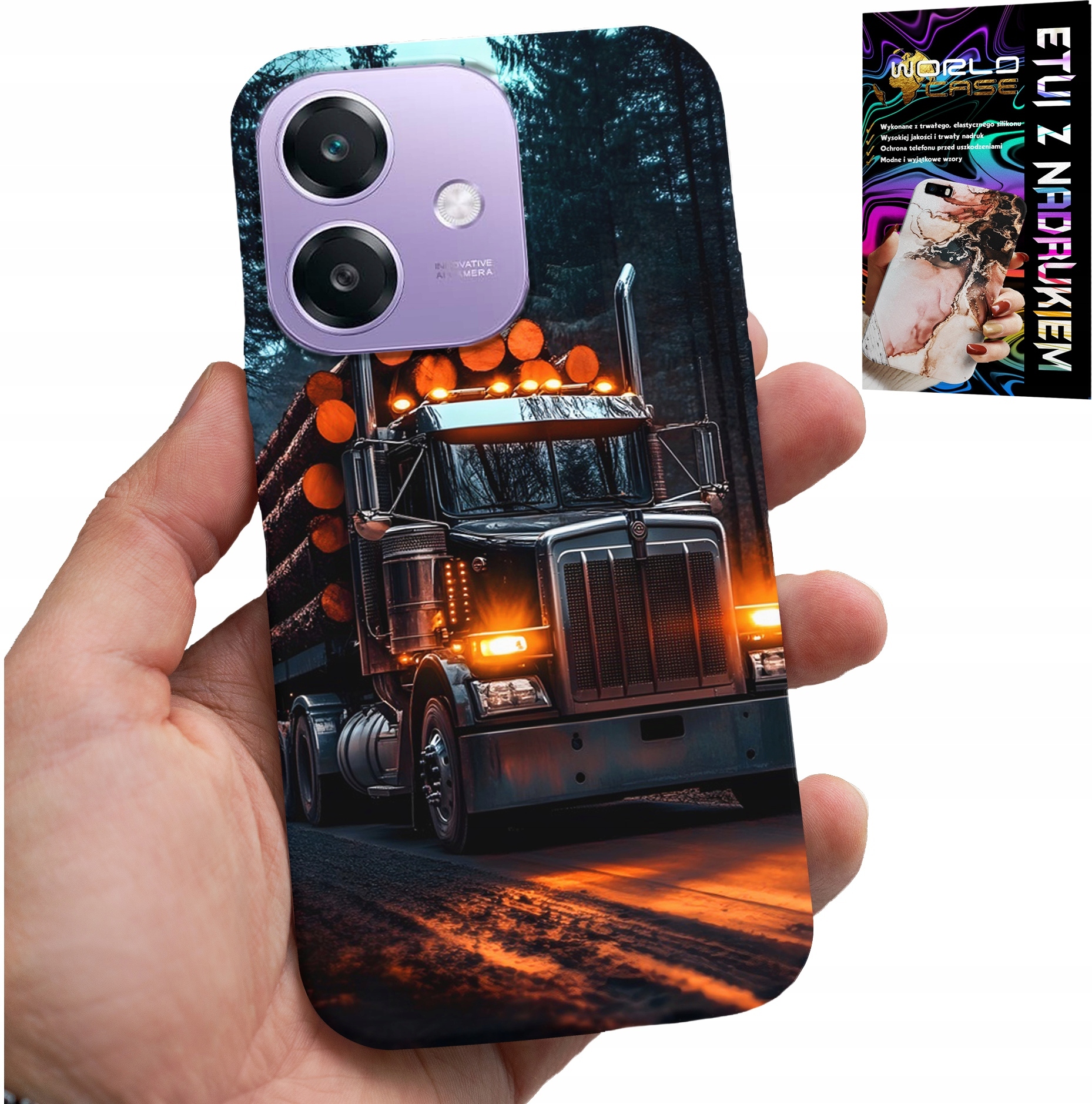 ETUI DO OPPO A40 / A40M - TIR POJAZD CIĘŻAROWY PLECKI OBUDOWA CASE