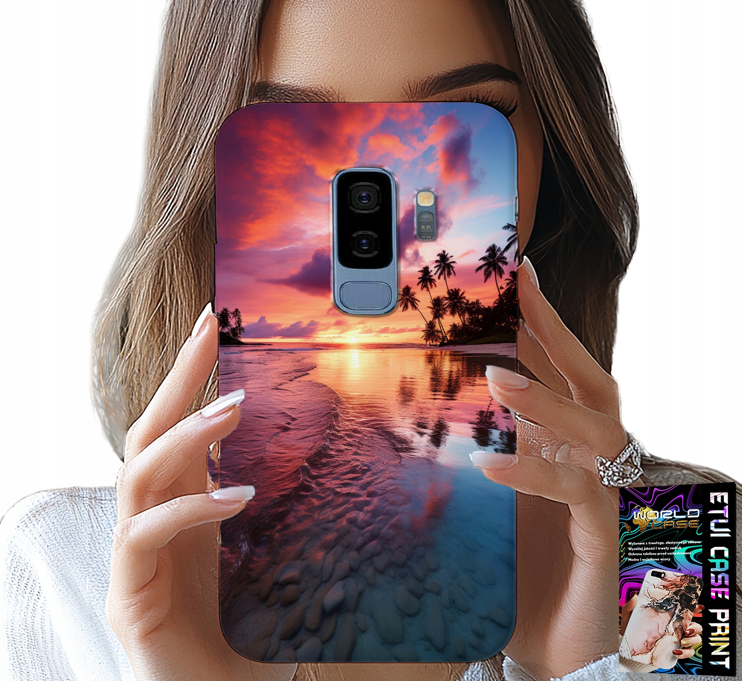 ETUI DO SAMSUNG GALAXY S9 PLUS - PLAŻA WAKACJE WYSPA PIĘKNE WIDOKI +FOLIA