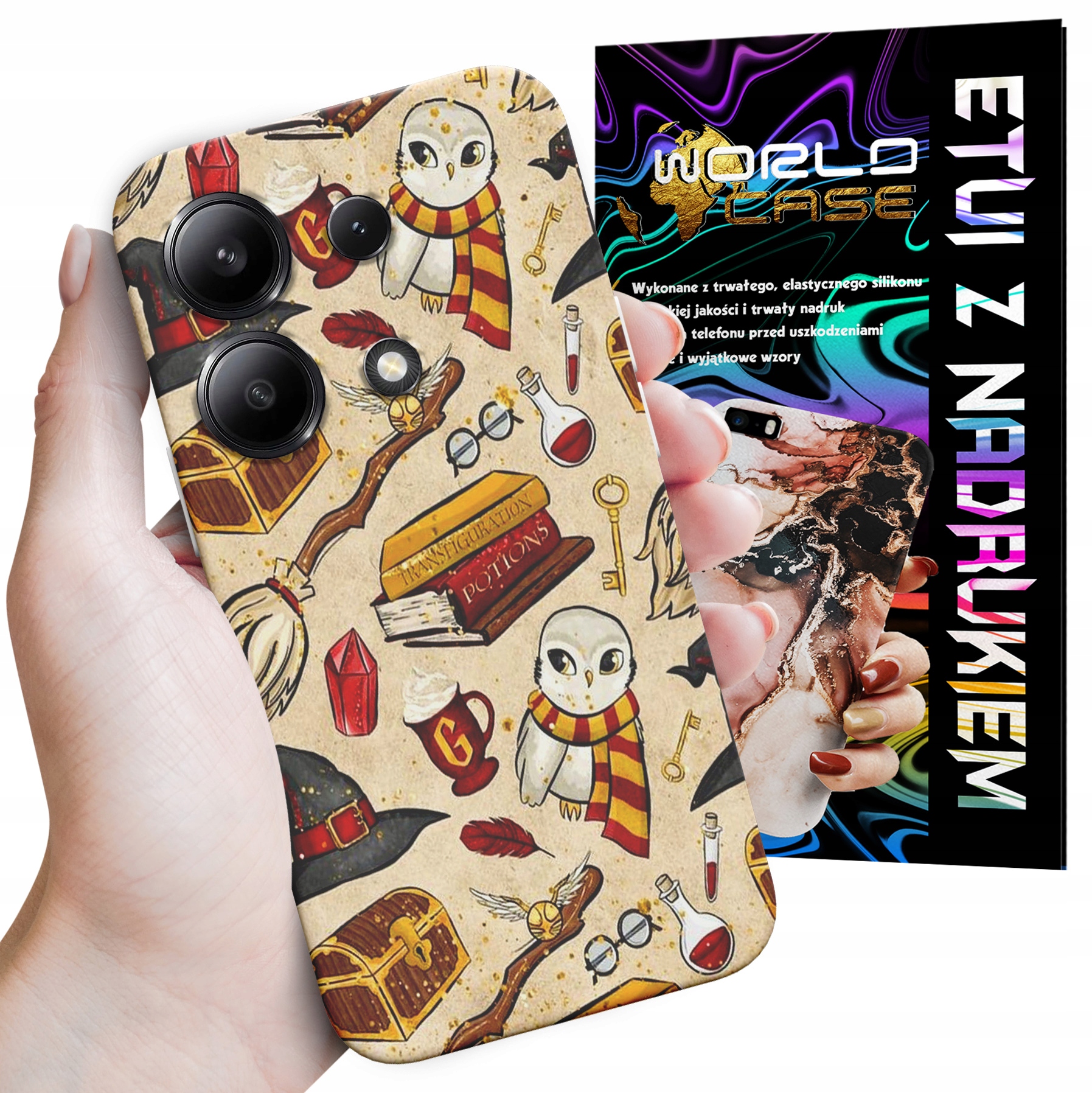 ETUI CASE DO XIAOMI NOTE 13 PRO 4G - WZORY DLA FANÓW MAGII POTT.ER