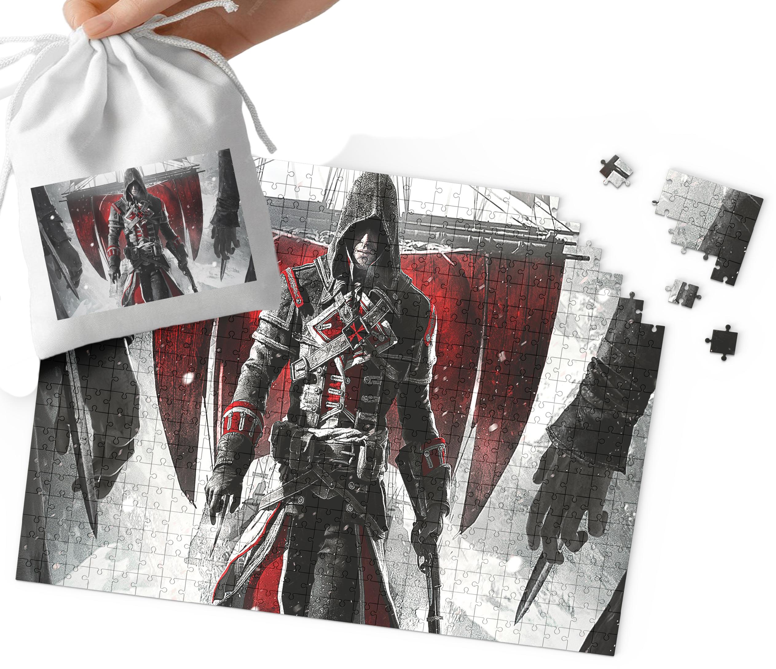 PUZZLE - ASSASIN WZORY Z BAJEK I GIER PREZENT DLA DZIECI 192el + WORECZEK