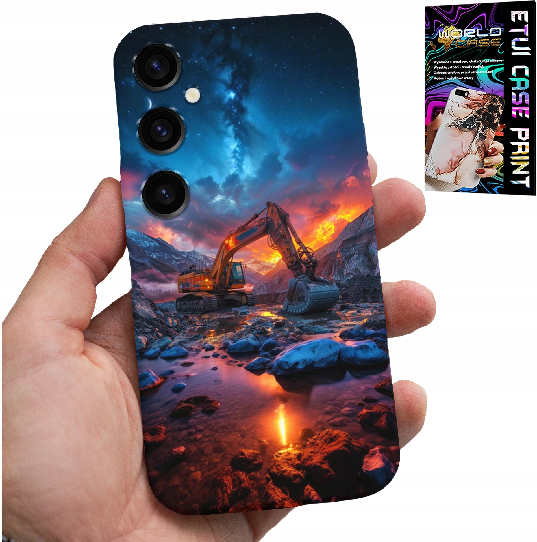 ETUI DO SAMSUNG GALAXY A24 4G - TRAKTOR CIĄGNIK ROLNICZY FARMA UPRAWA