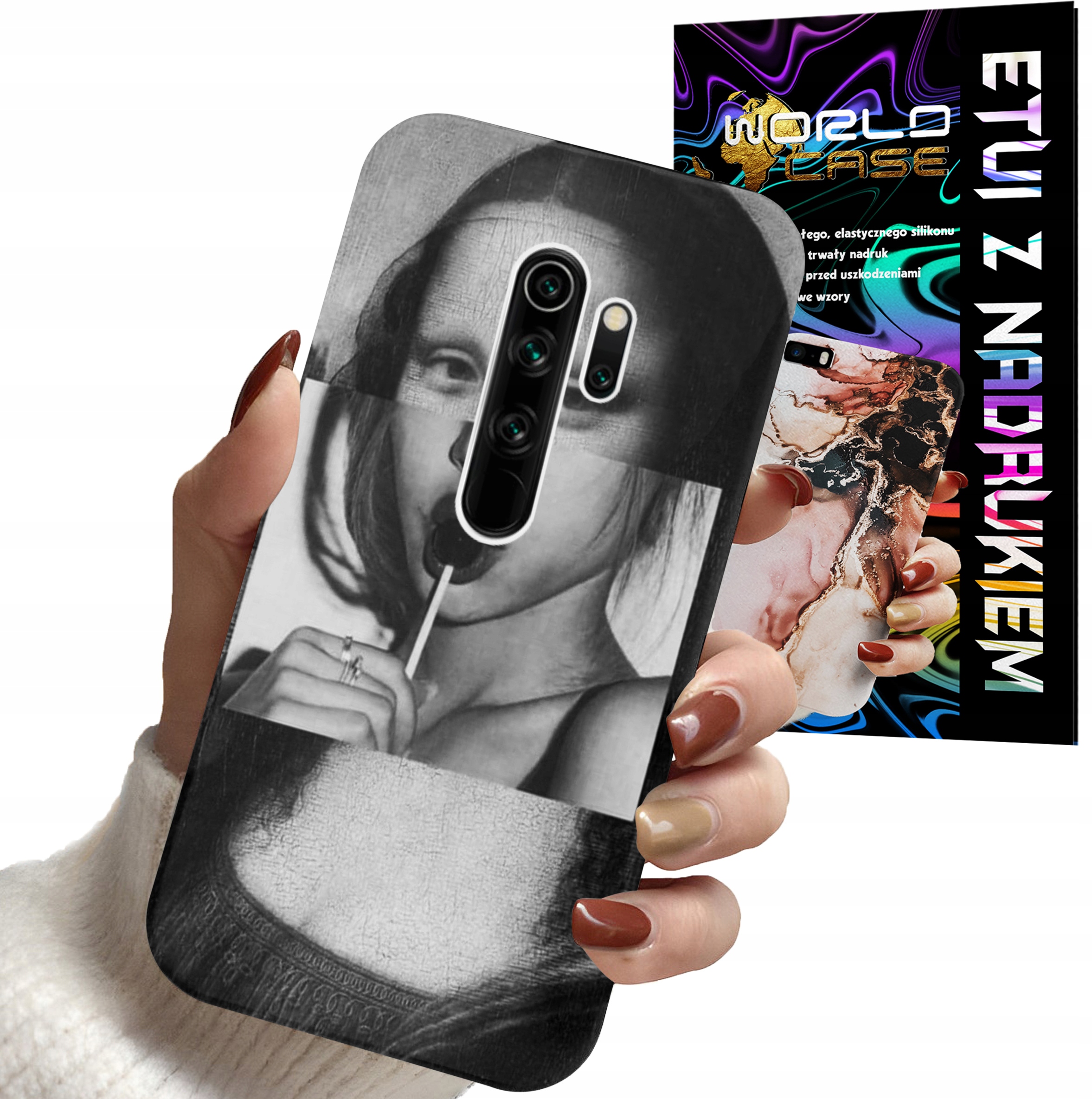 ETUI CASE DO XIAOMI NOTE 8 PRO - MONA LISA WZORY DLA KOBIET PLECKI OBUDOWA